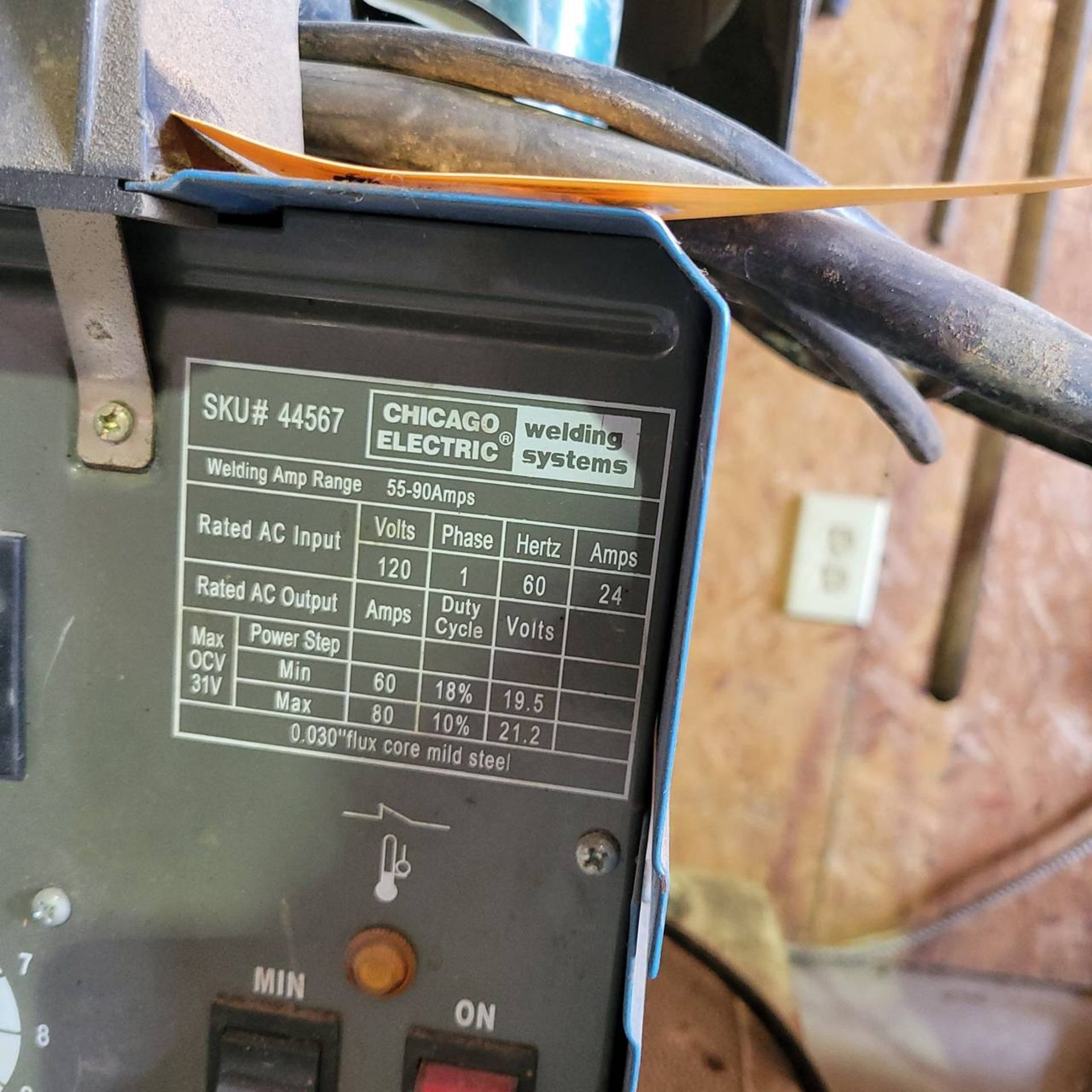 Chicago 90 Amp mig welder - Image 2 of 3