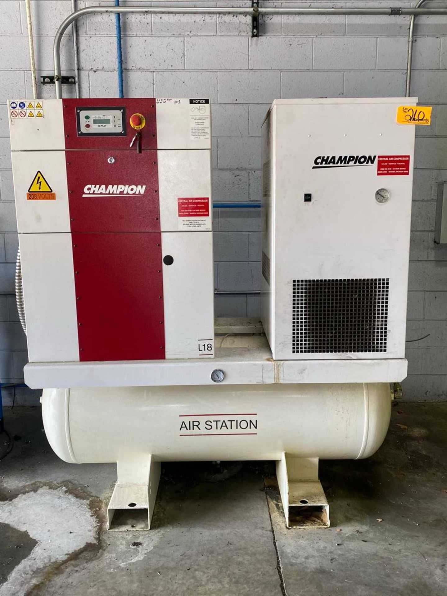 2018 Gardner Denver CL15-22B 25 HP AIR COMPRESSOR