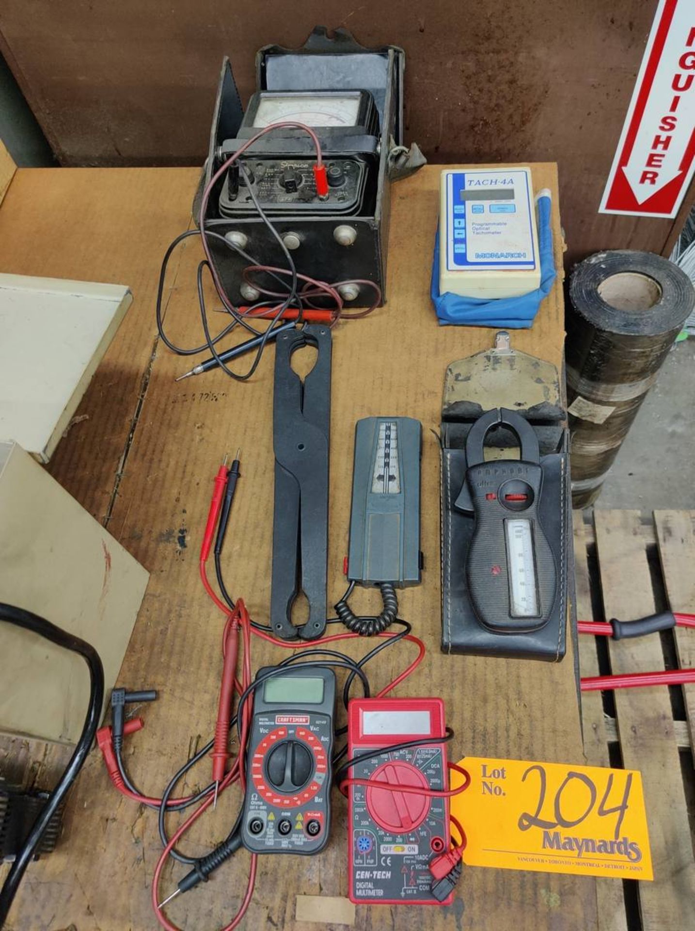Assorted Electrical Testing Meters