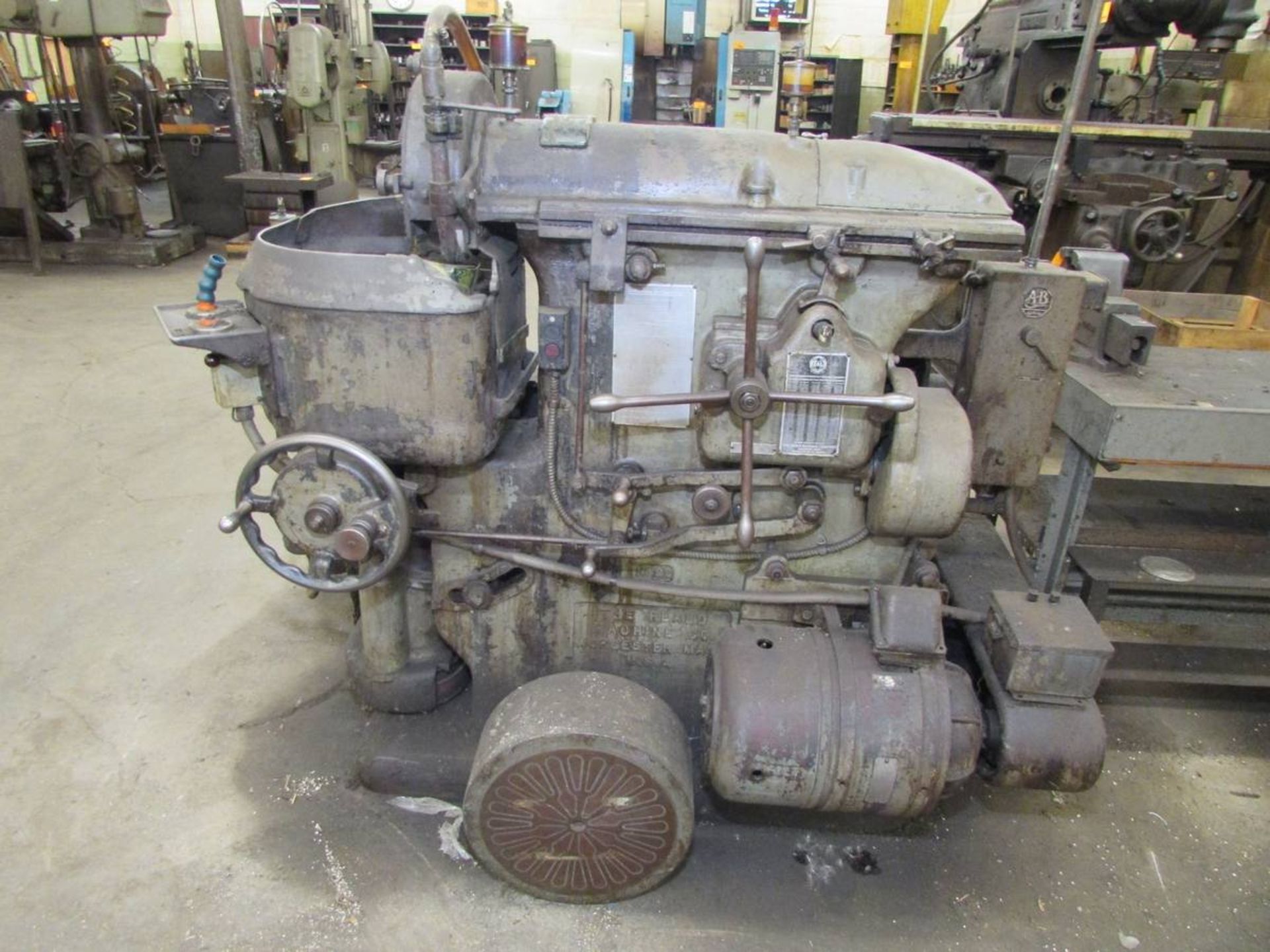 Heald Machine Co No. 22 12" Rotary Surface Grinder - Image 6 of 8
