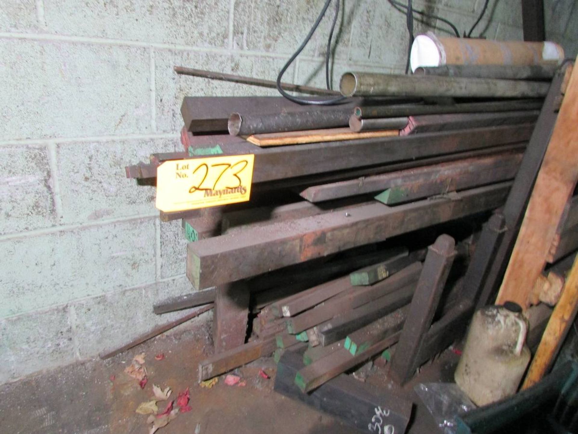 Lot of Assorted Steel Bar-Stock