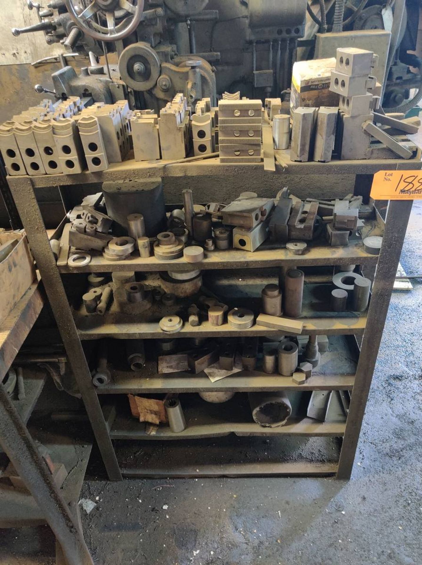 Racks with Assorted Turning Center Tooling