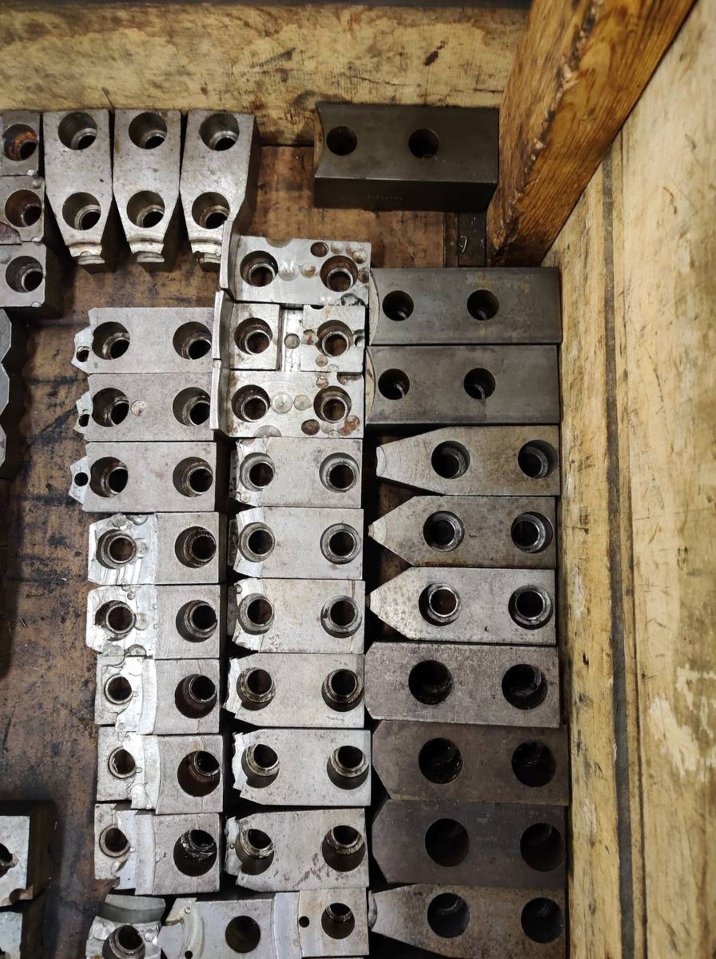 Crate and Rack with Assorted Chuck Jaws - Image 7 of 10