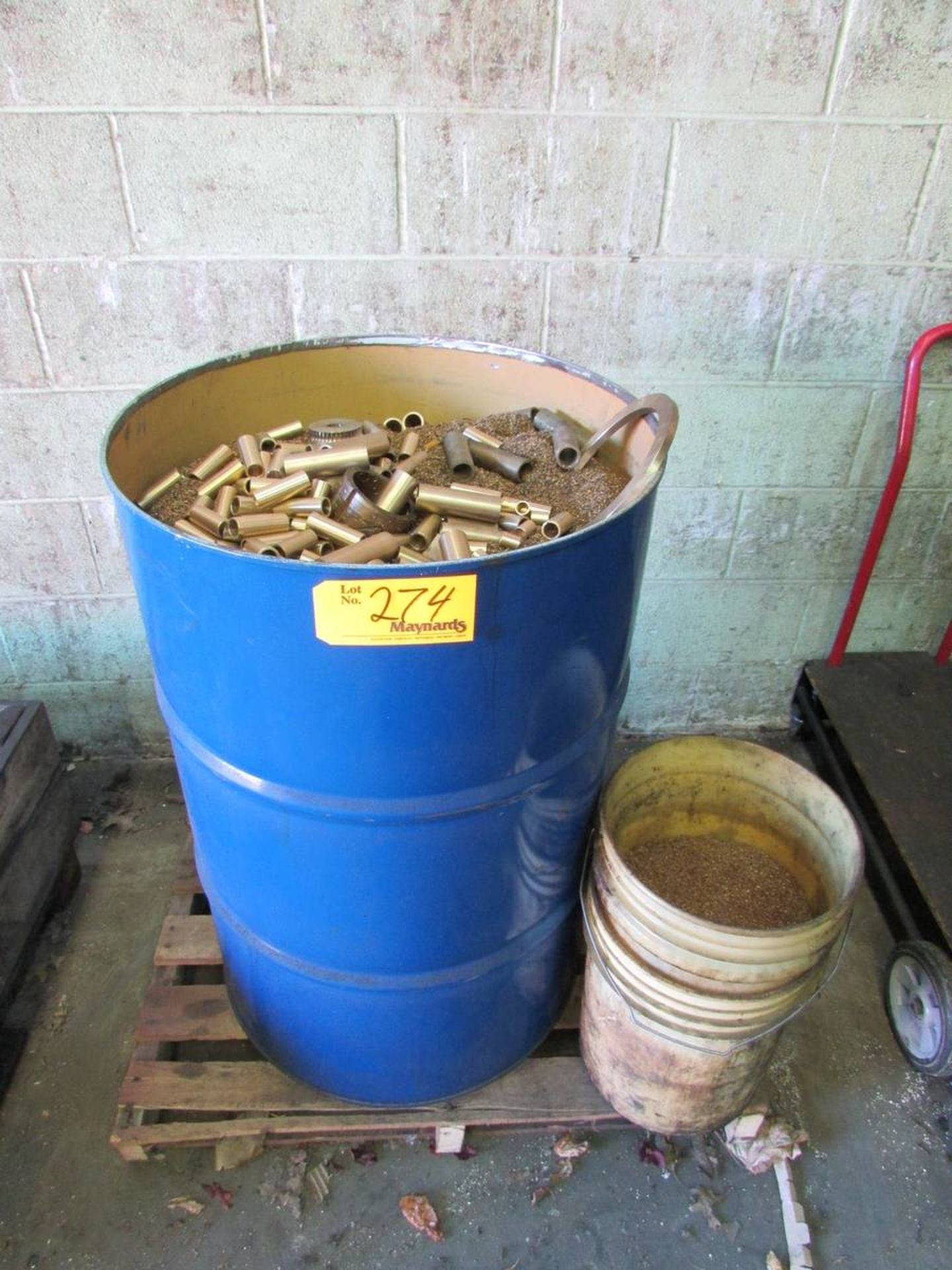 55-Gal Drum with Bronze Metal Shavings