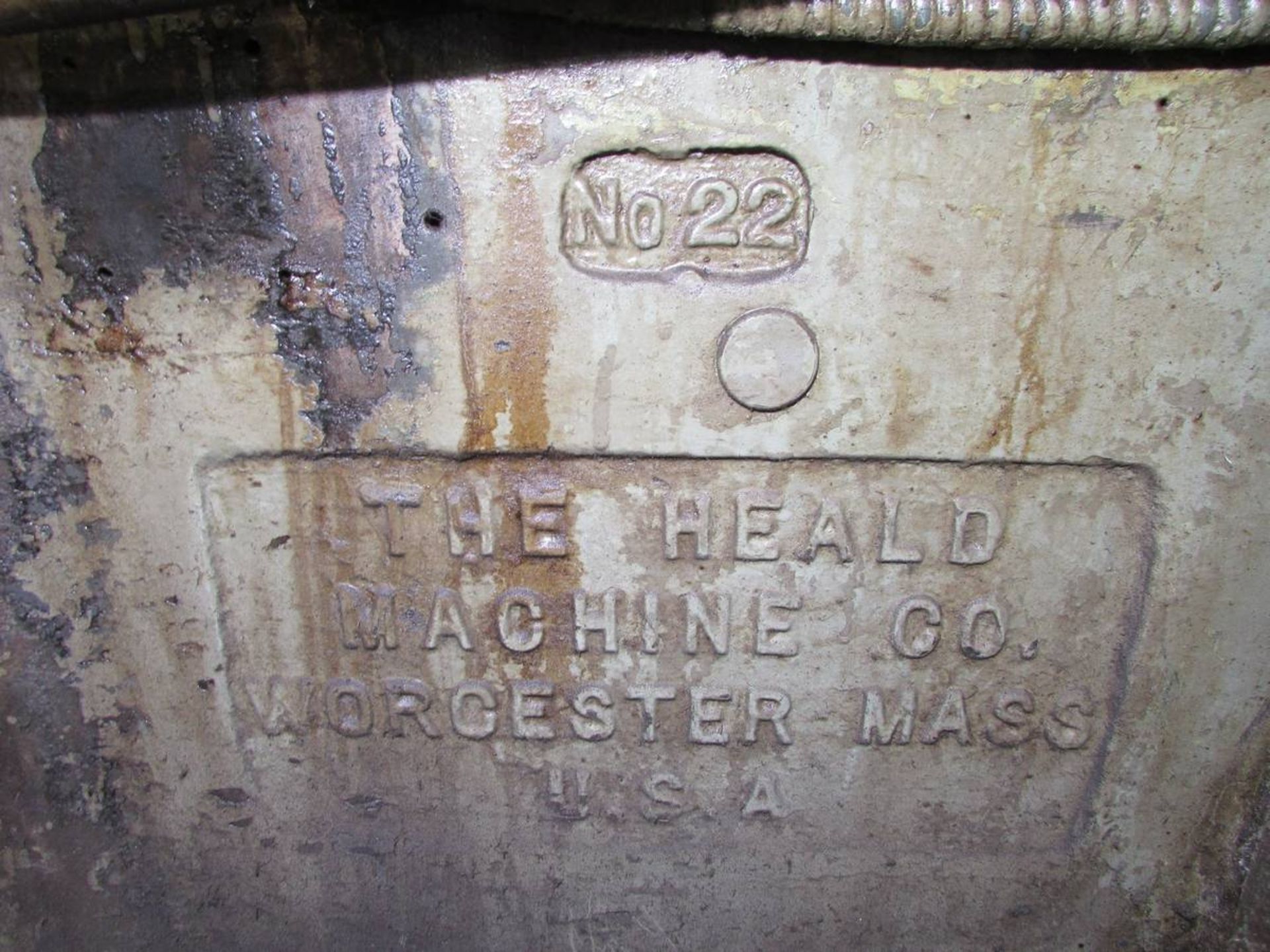 Heald Machine Co No. 22 12" Rotary Surface Grinder - Image 8 of 8