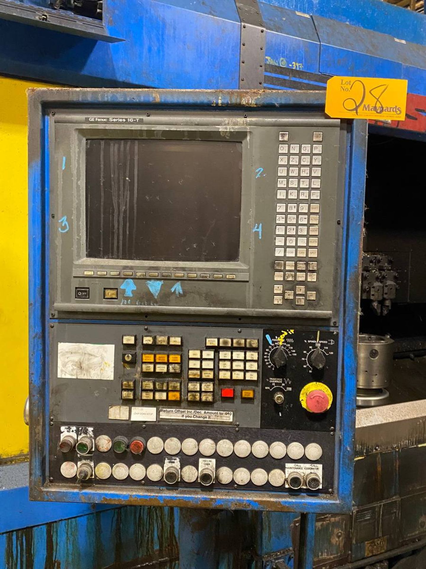 1997 SAGINAW MACHINE SYSTEMS AC450MD-2 VERTICAL CNC LATHE - Image 6 of 7