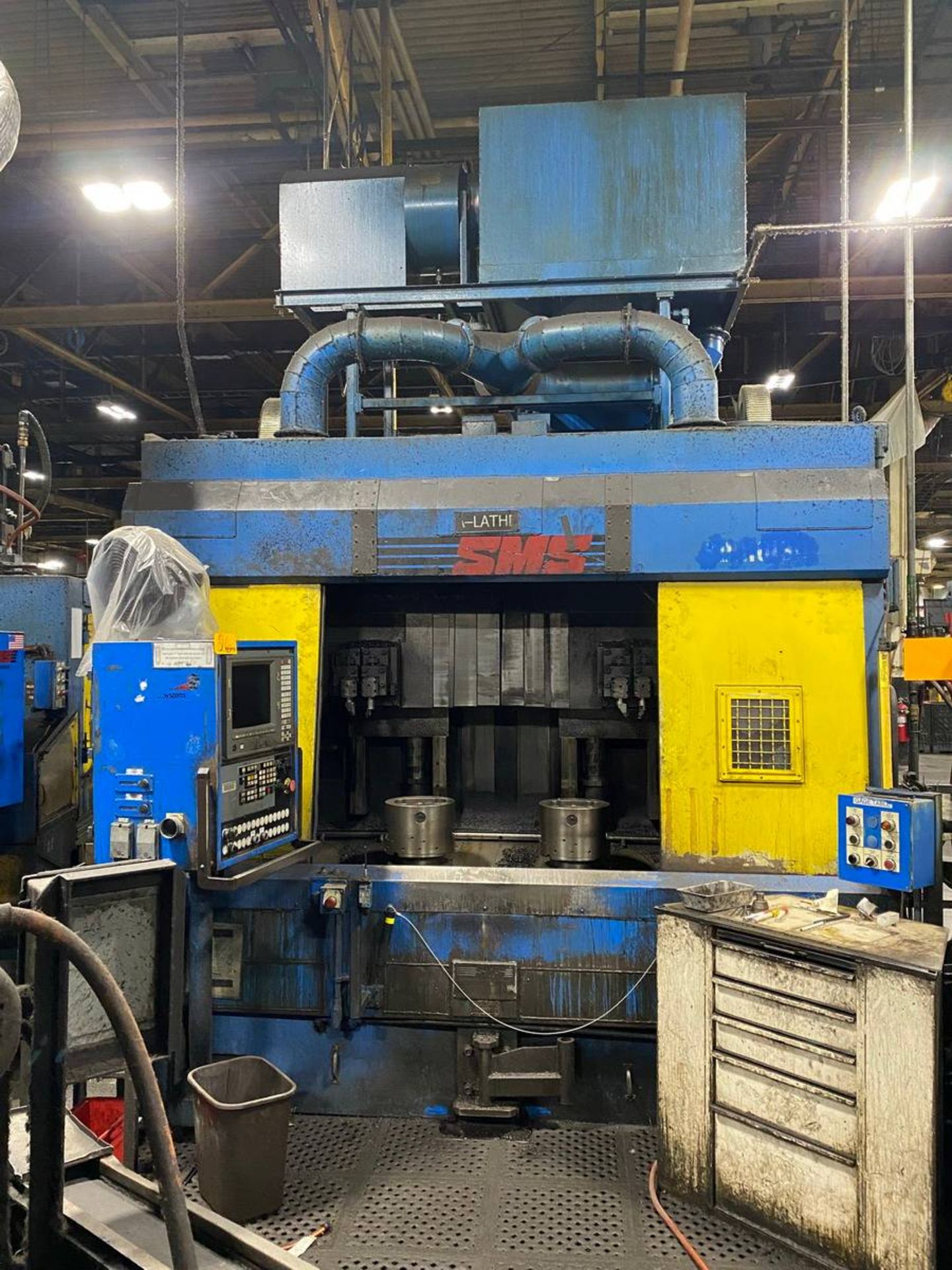 1997 SAGINAW MACHINE SYSTEMS AC450MD-2 VERTICAL CNC LATHE