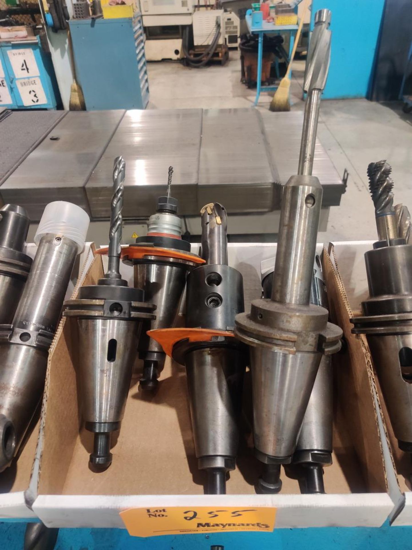 (1) Lot of (5) Cat 50 Tool Holders