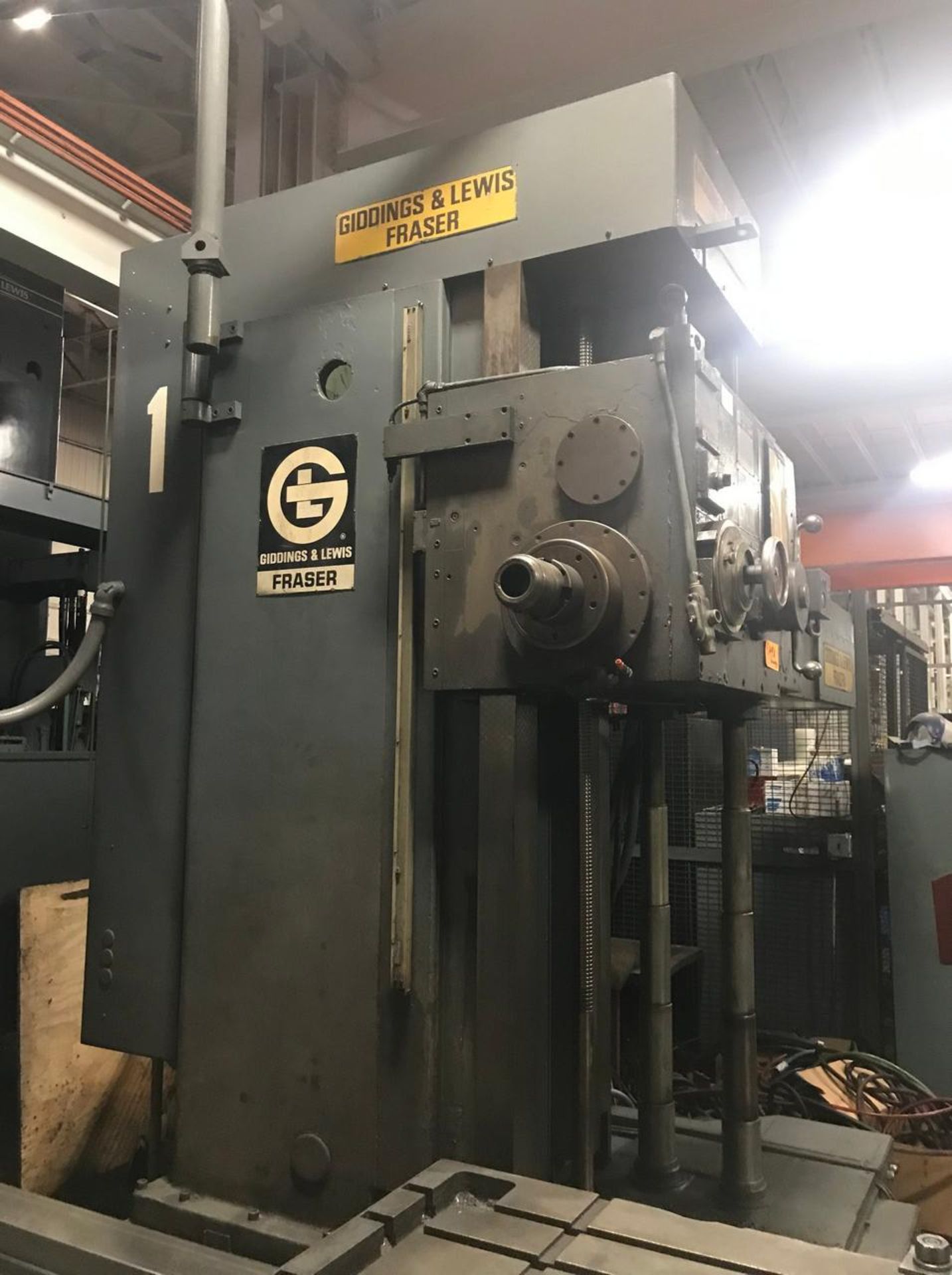 G&L Fraser 70A-G5-T 5" Table Type Horizontal Boring Mill - Image 9 of 10