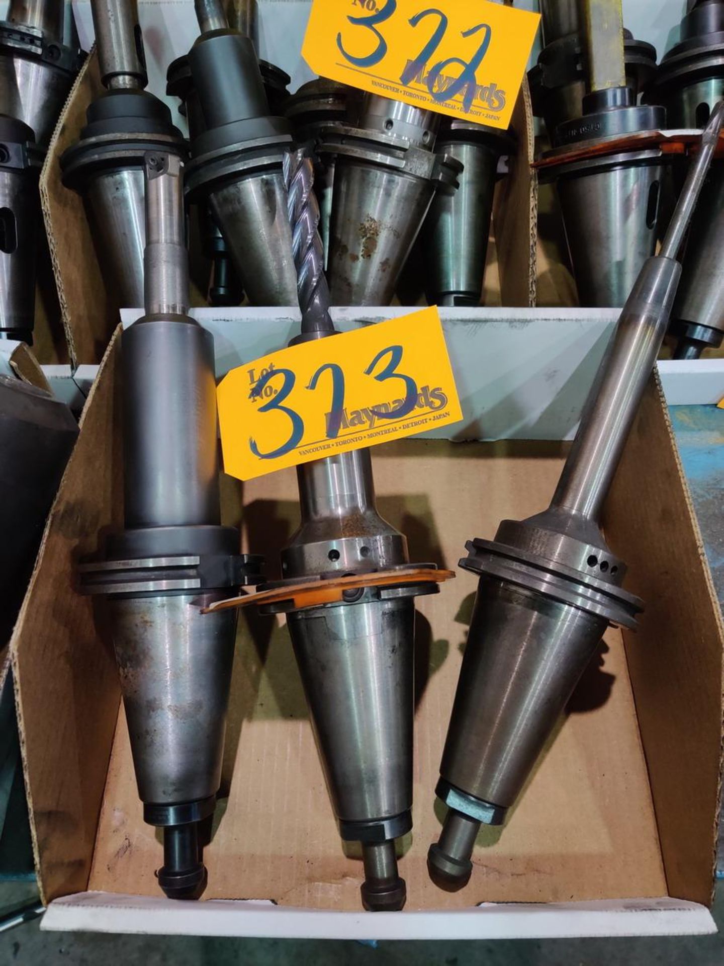 (1) Lot of (3) Cat 50 Tool Holders