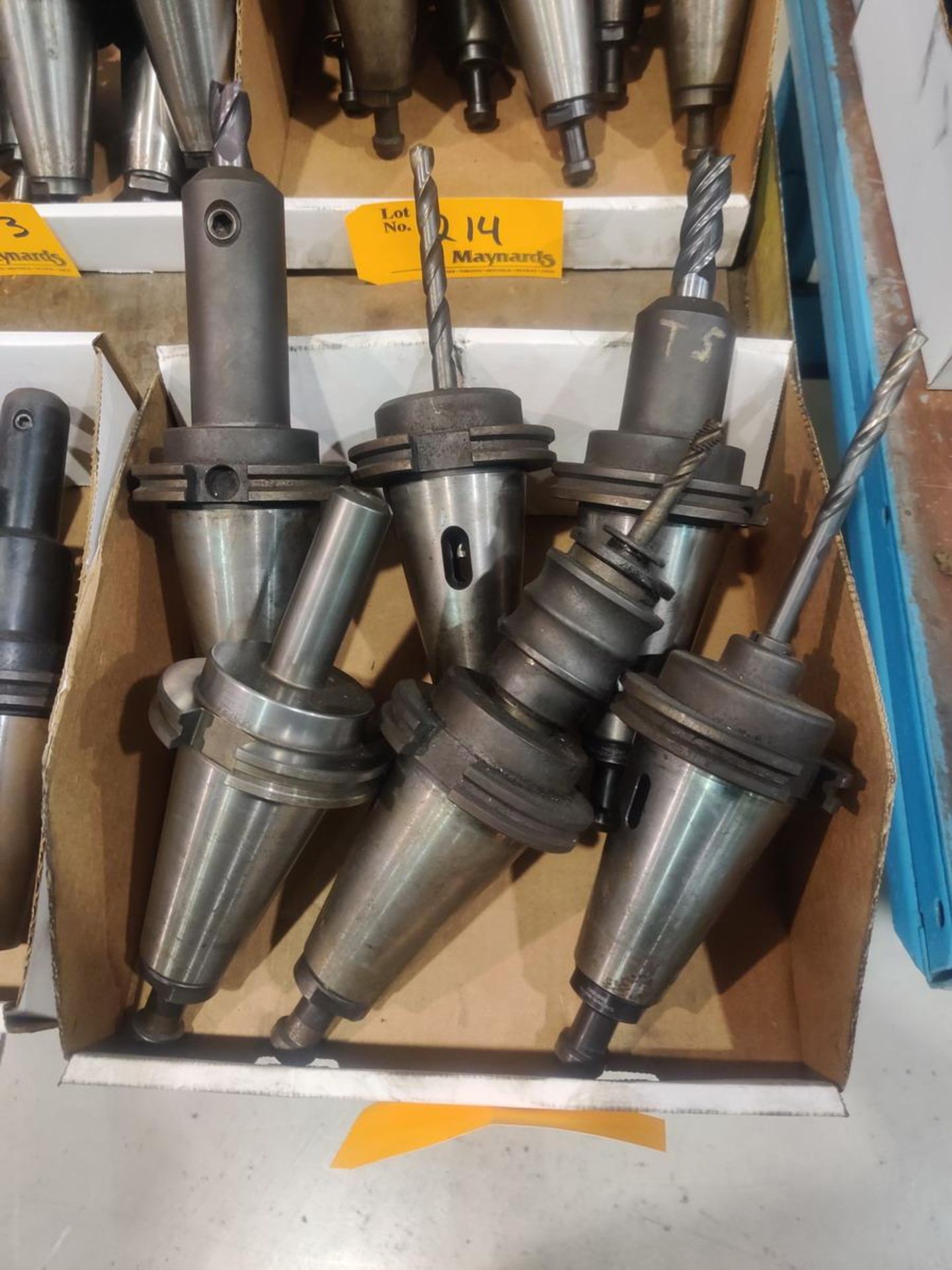 (1) Lot of (6) Cat 50 Tool Holders