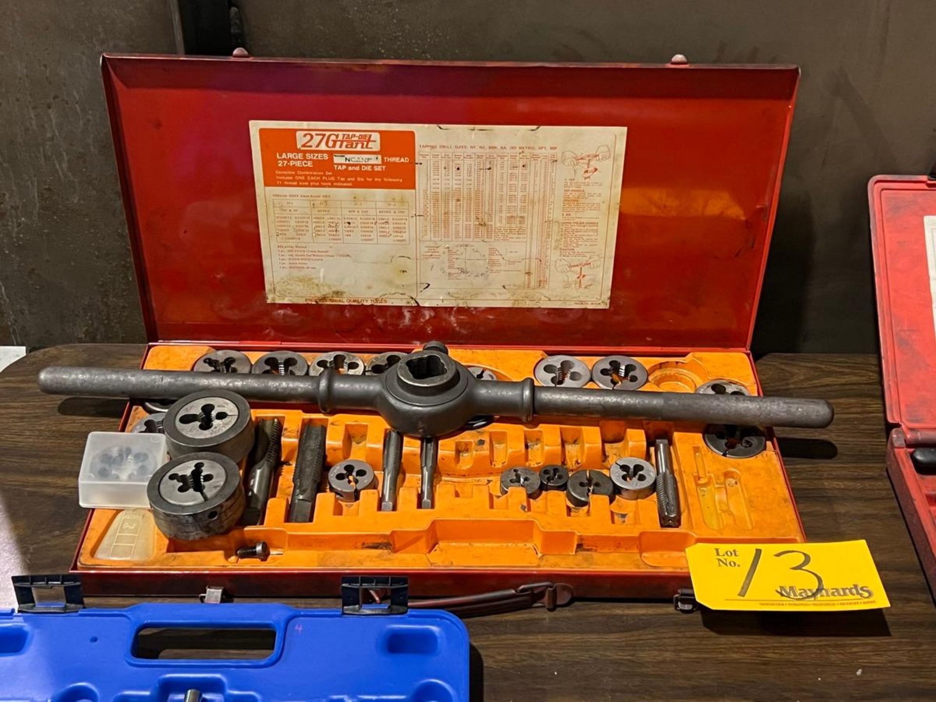 Grant NCANF (1) Tap and Die set (Incomplete)