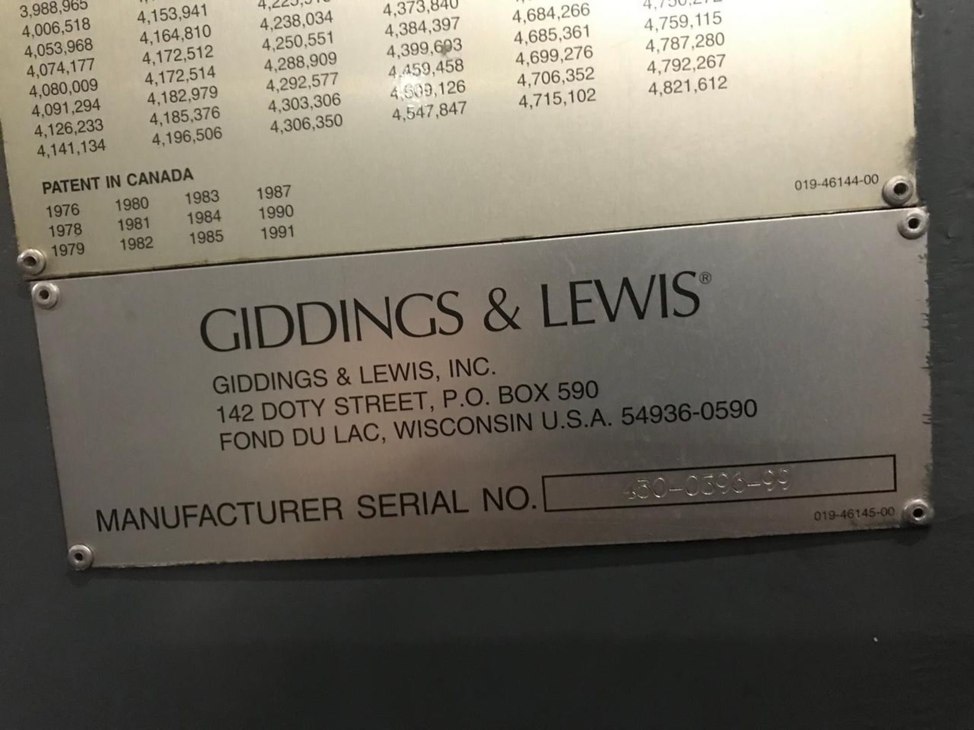 Giddings & Lewis G60T 6" CNC Table Type Horizontal Boring Mill - Image 11 of 12