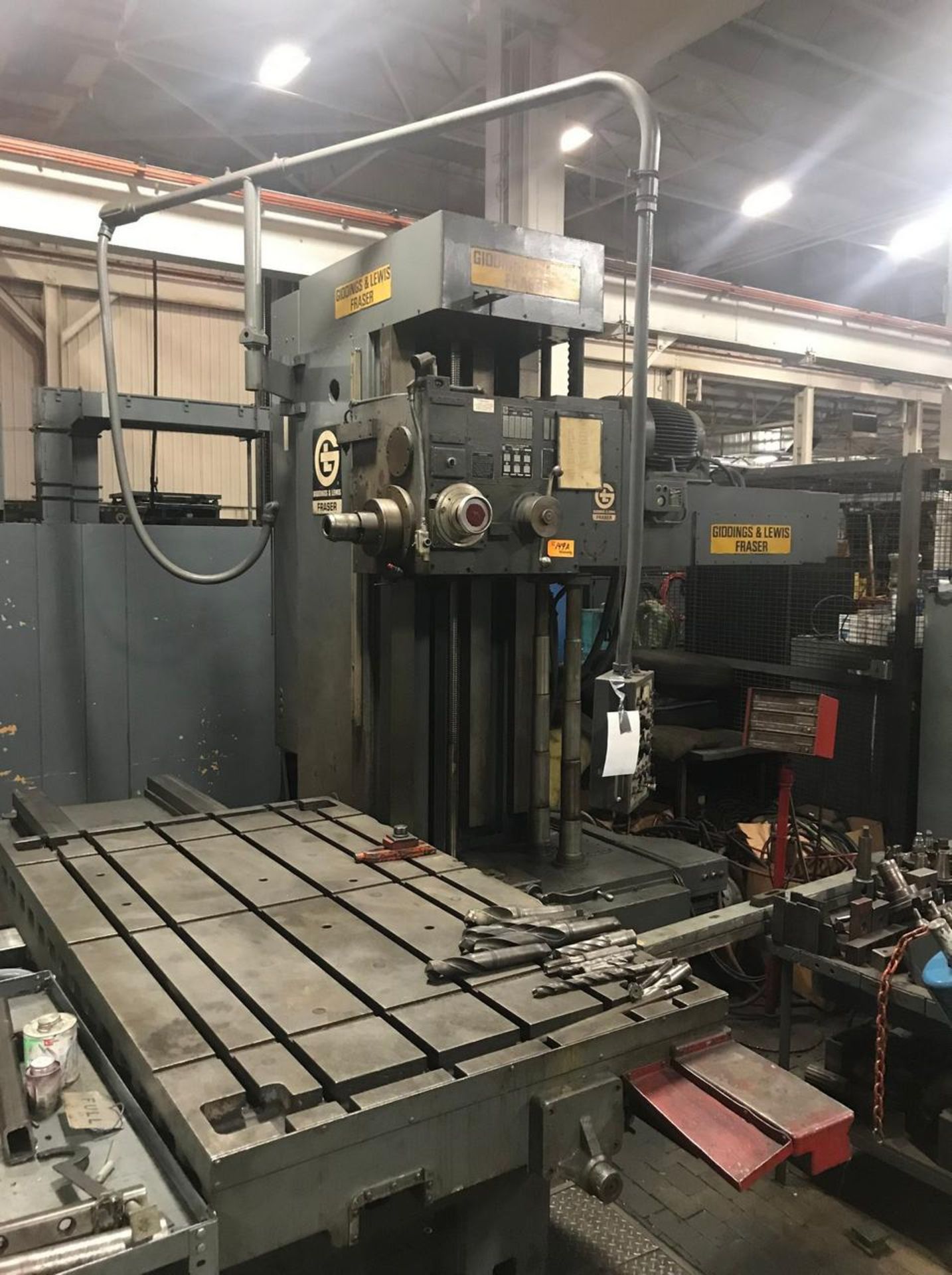 G&L Fraser 70A-G5-T 5" Table Type Horizontal Boring Mill
