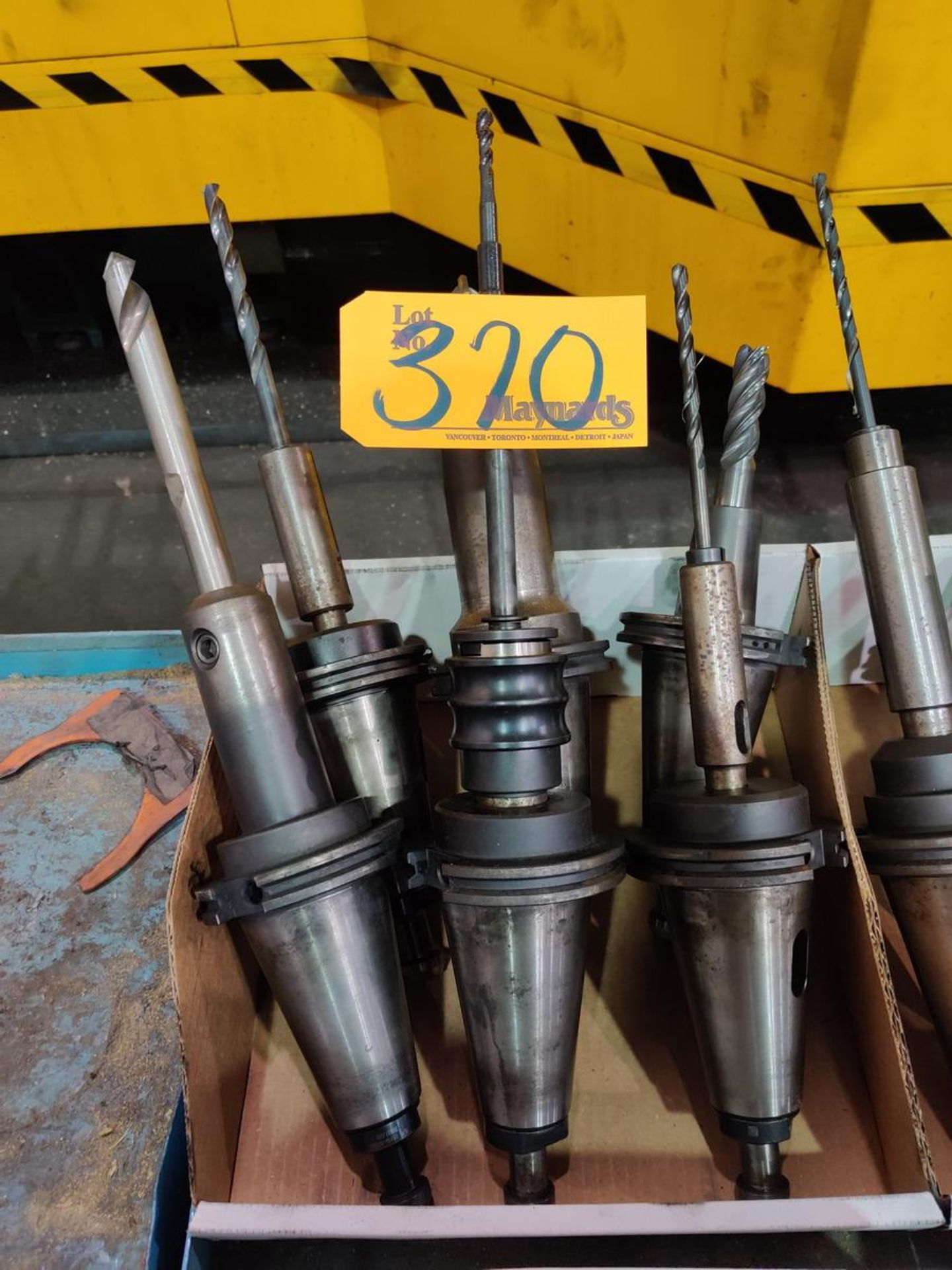 (1) Lot of (6) Cat 50 Tool Holders