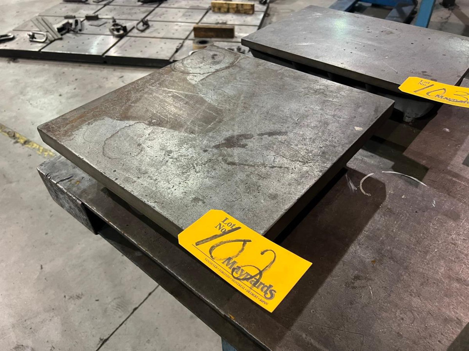 (1) 16'' x 16'' Steel Precision Plate - Image 2 of 2