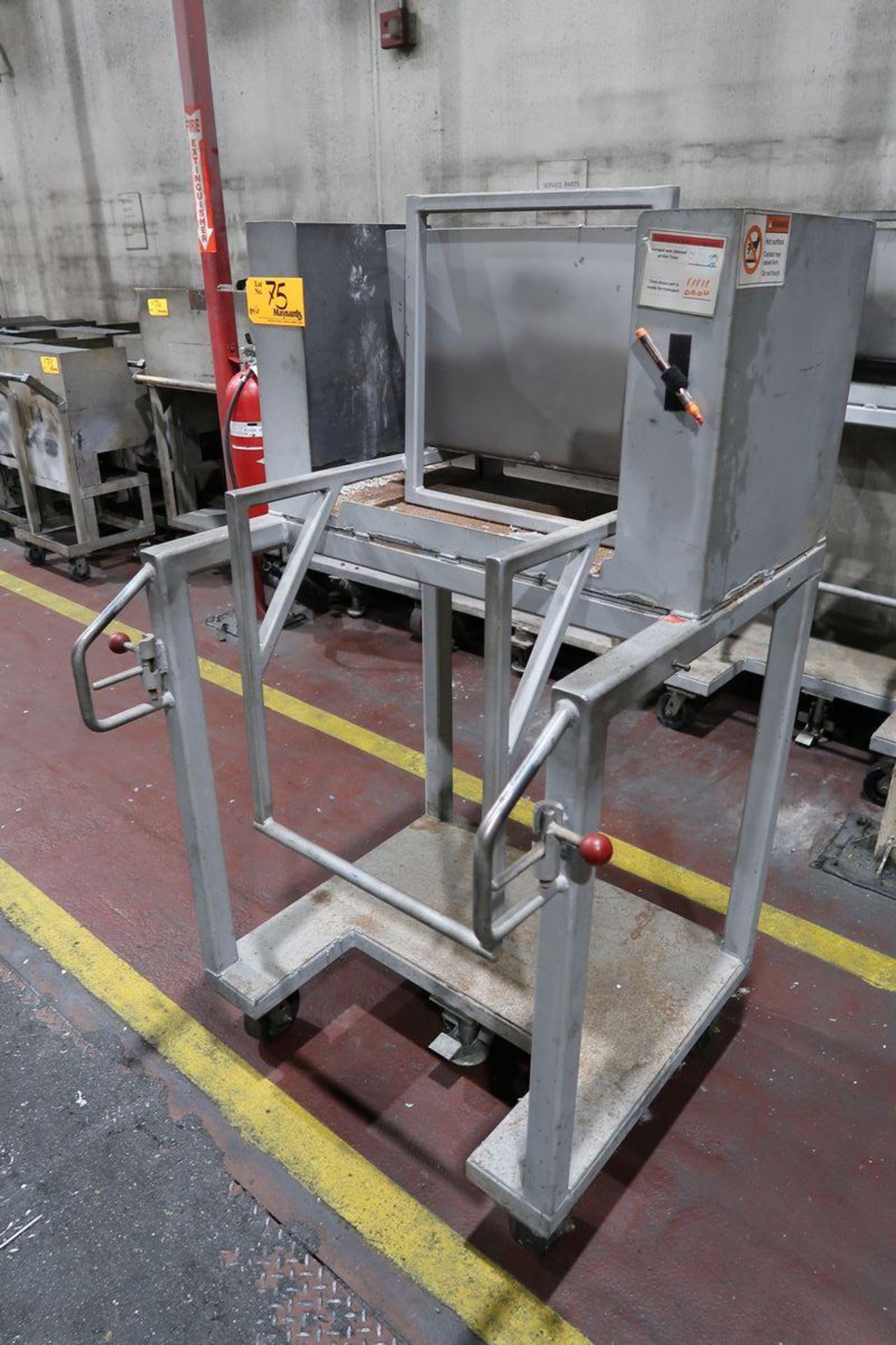 Steel Furnace Slag Carts with Tipping Slag Pan - Image 3 of 4