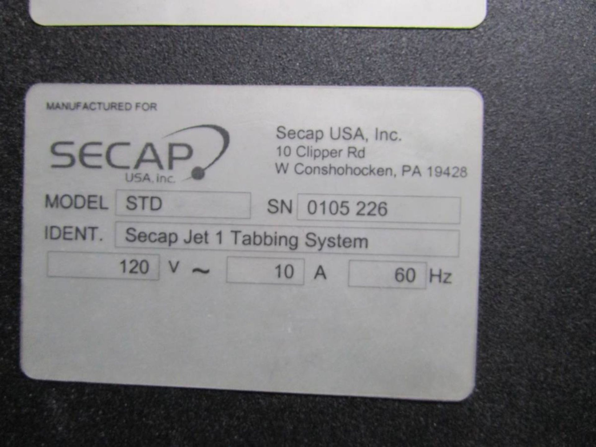 Secap STD Jet 1 Tabbing System - Image 17 of 17