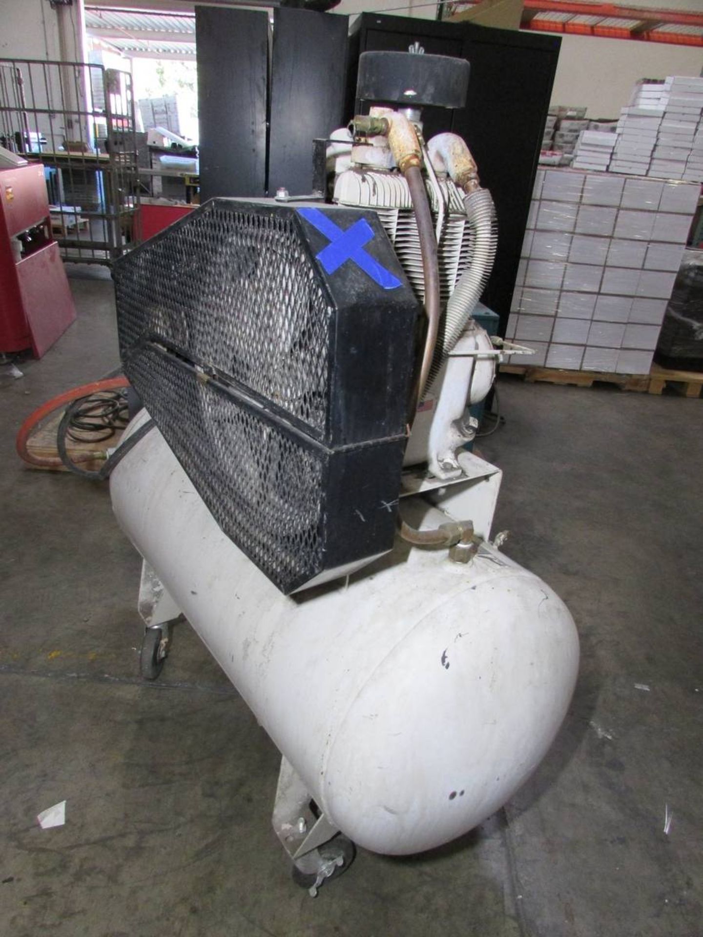 Champion Air Compressor Co. HR3-6-KOMORI 3HP Horizontal Tank Mounted Air Compressor - Image 7 of 10