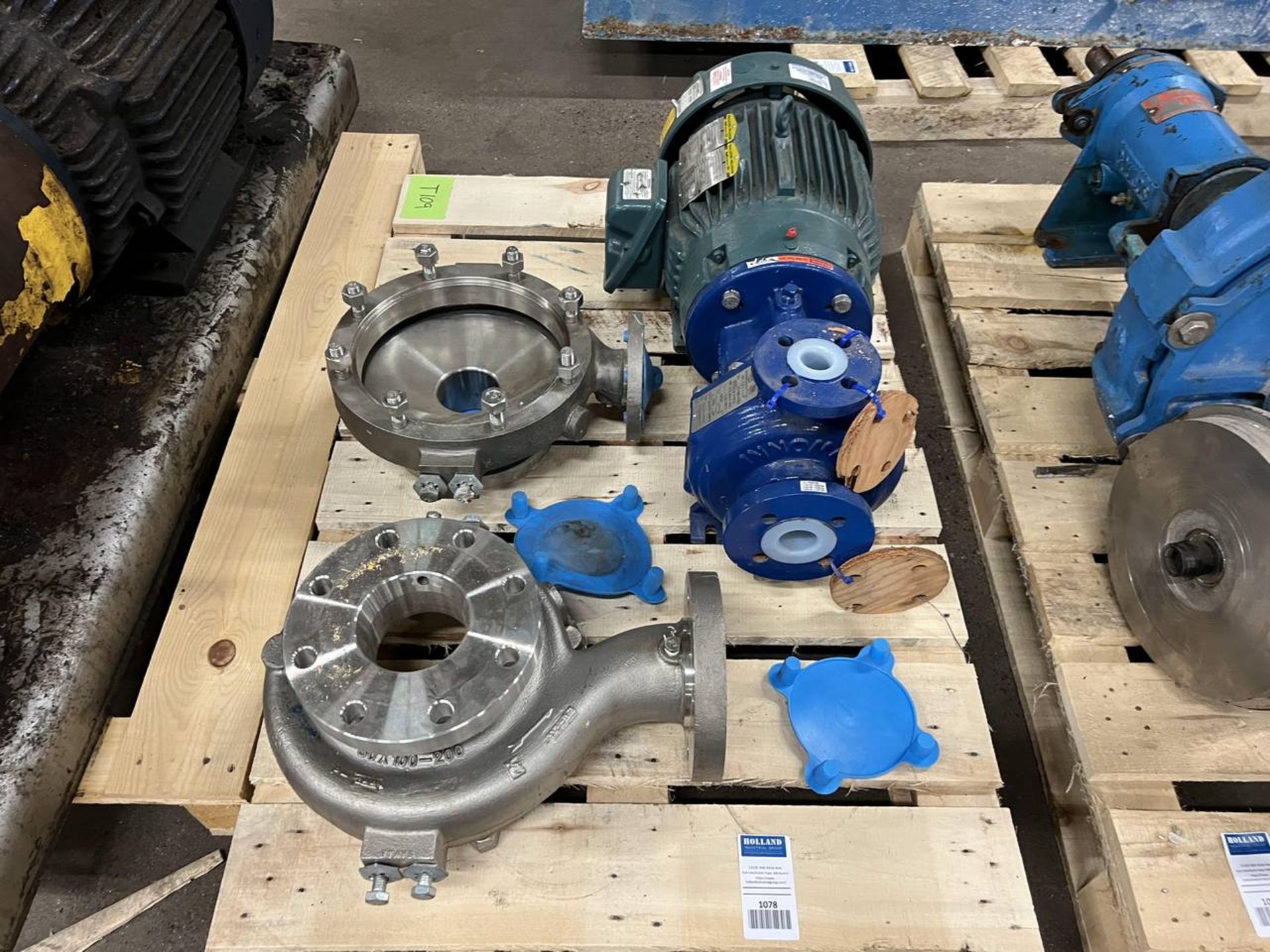 SKID OF SPARE PUMP PARTS