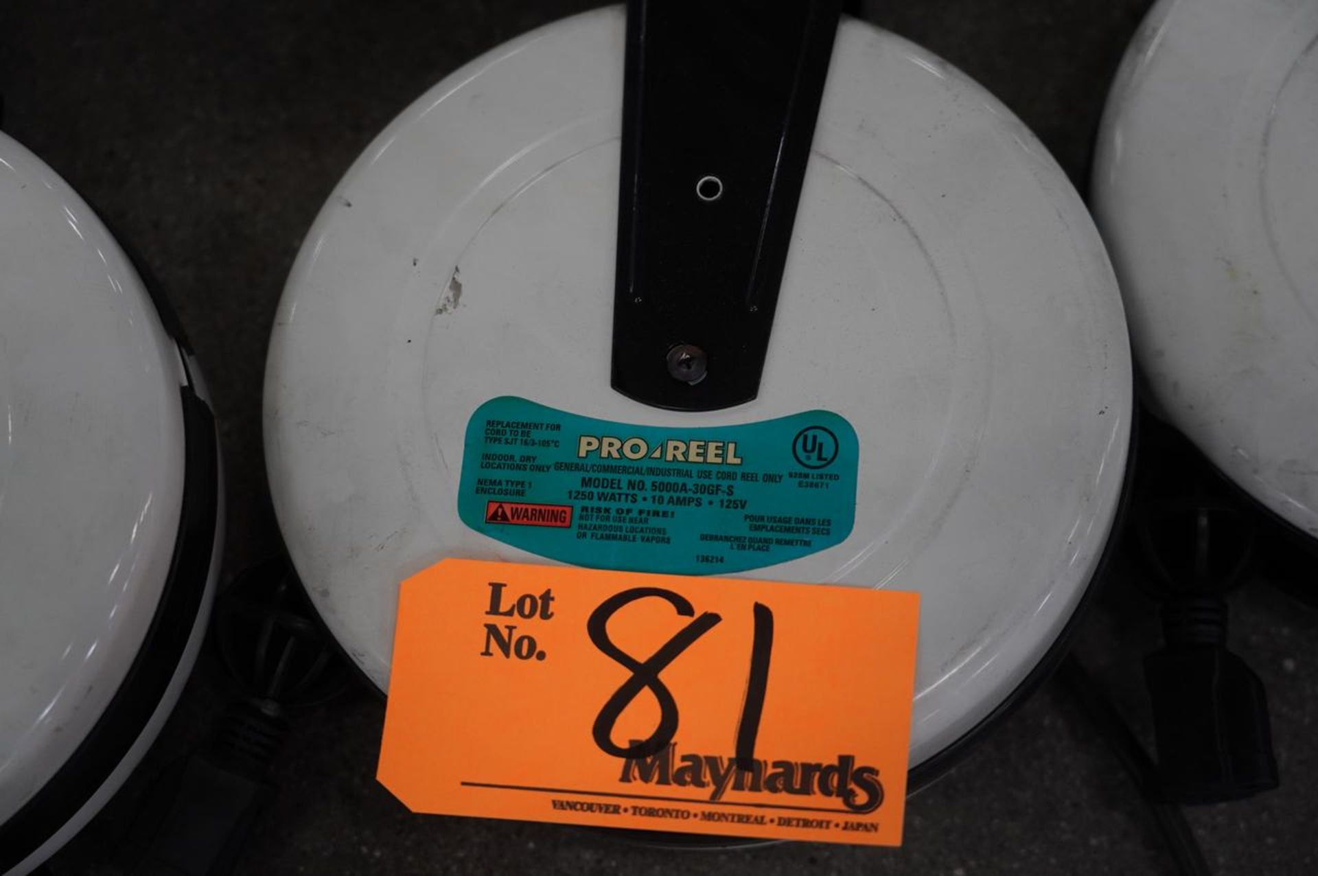 Pro Reel 5000A-30GF-S (3) Retractable Extension Cord Reels - Image 2 of 2