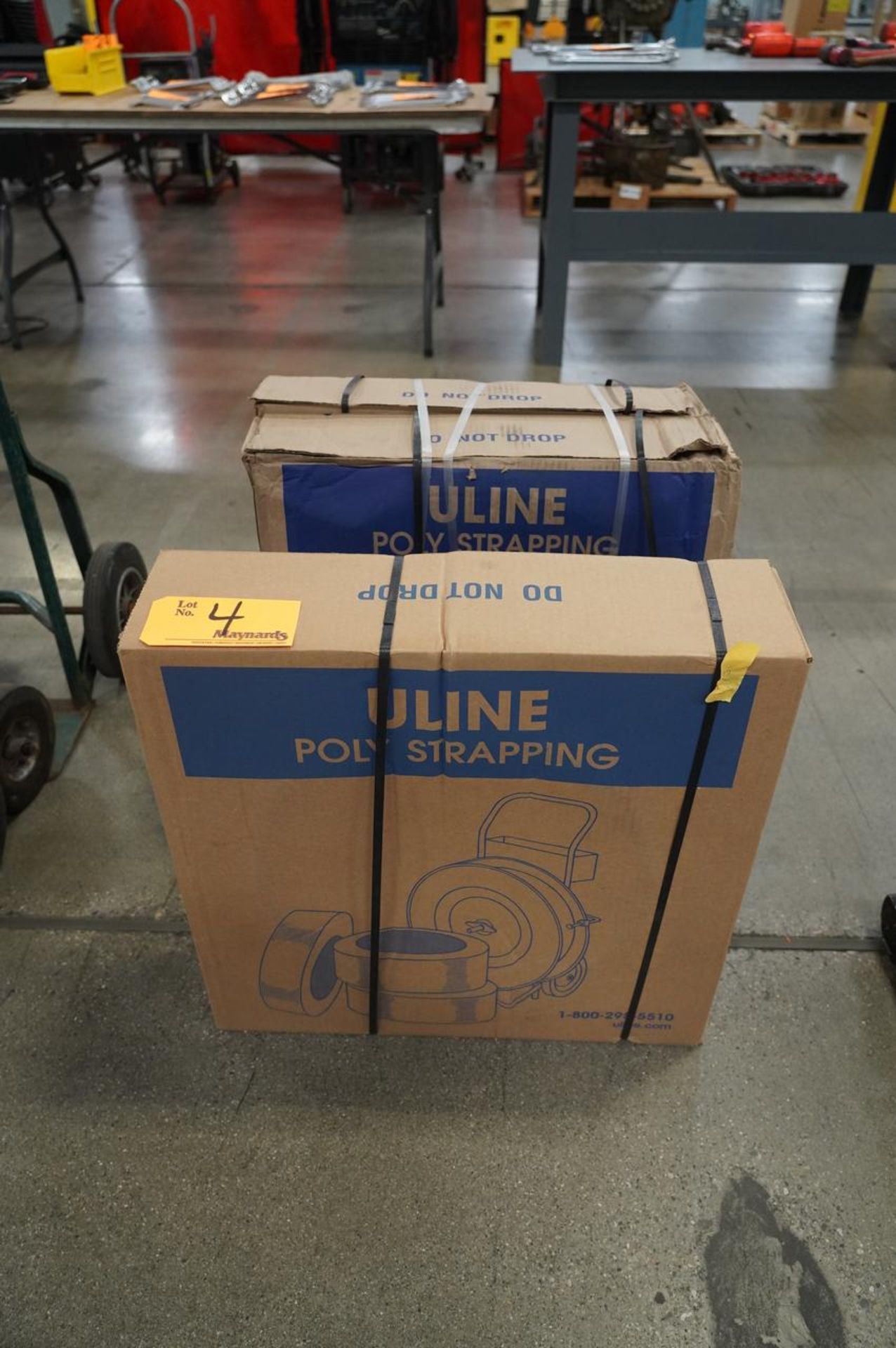 Uline (3) Boxes Poly Strapping