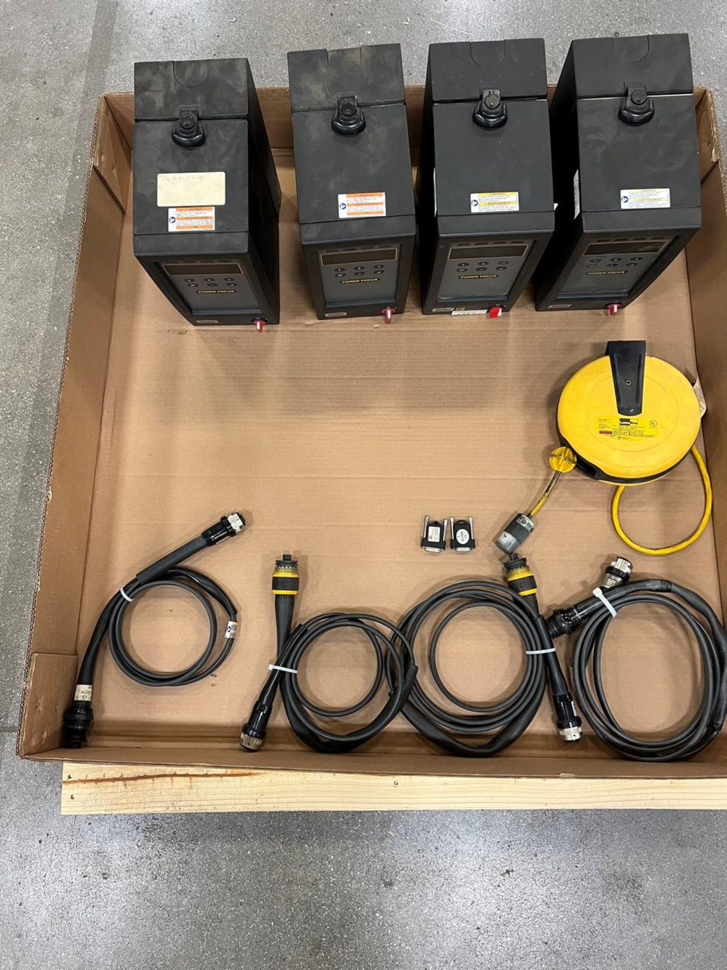 Atlas Copco (4) Controllers With Cables