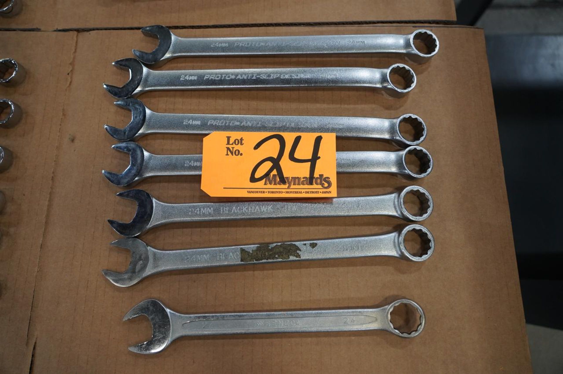 Proto (7) 24 mm Combination Wrenches