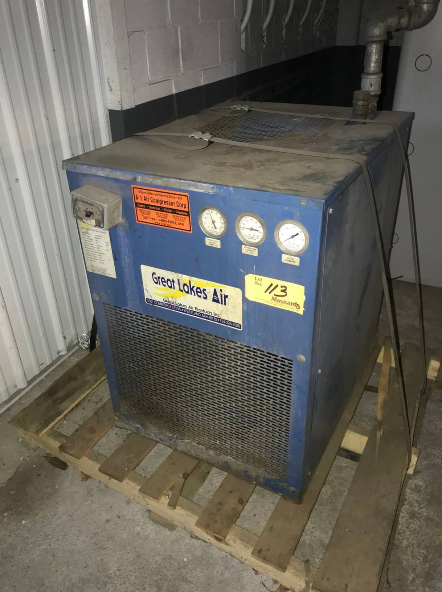 2000 Great Lakes GRF-125A-116 Air Dryer