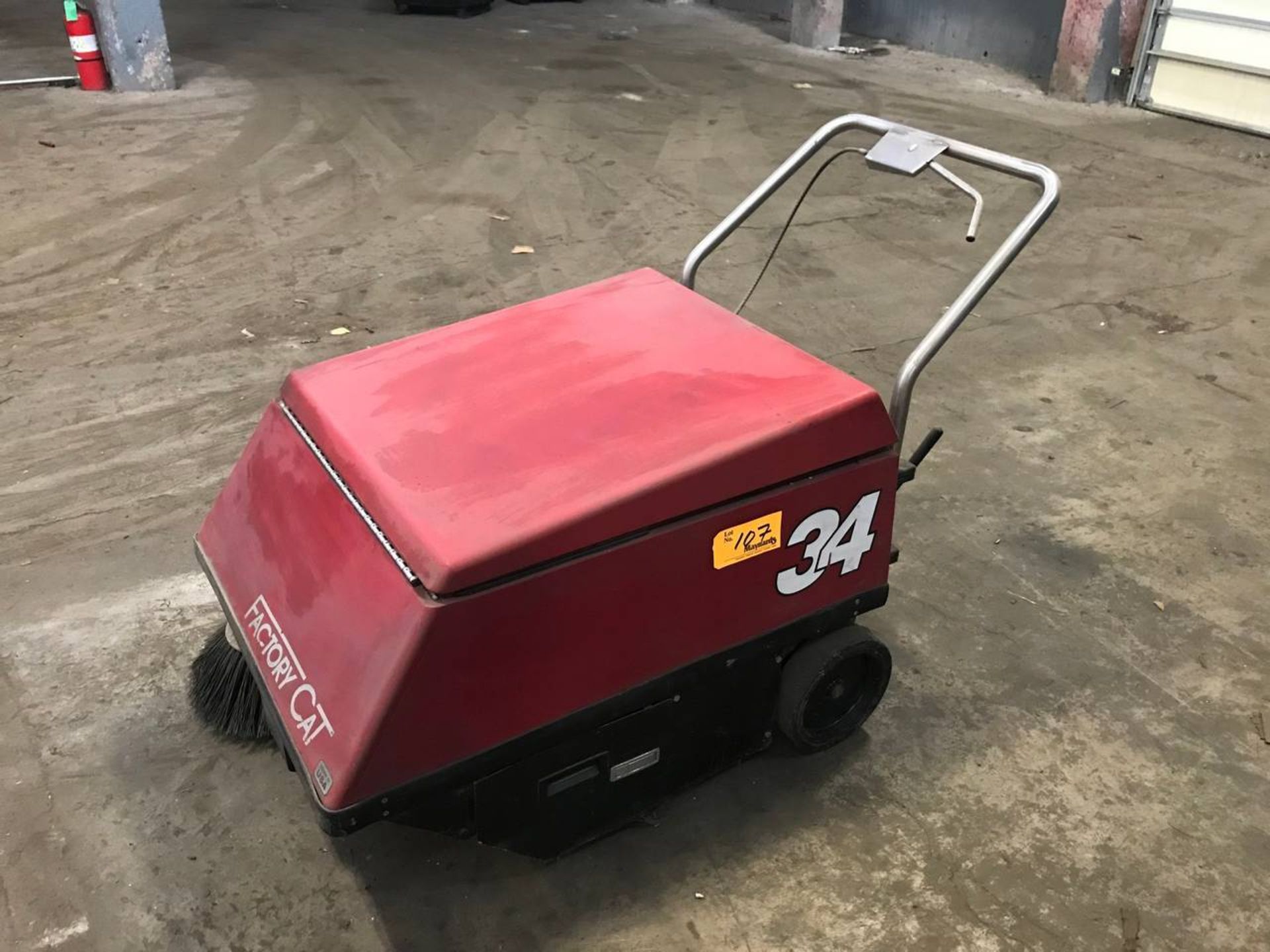 Factory Cat 34 Walk Behind Floor Sweeper