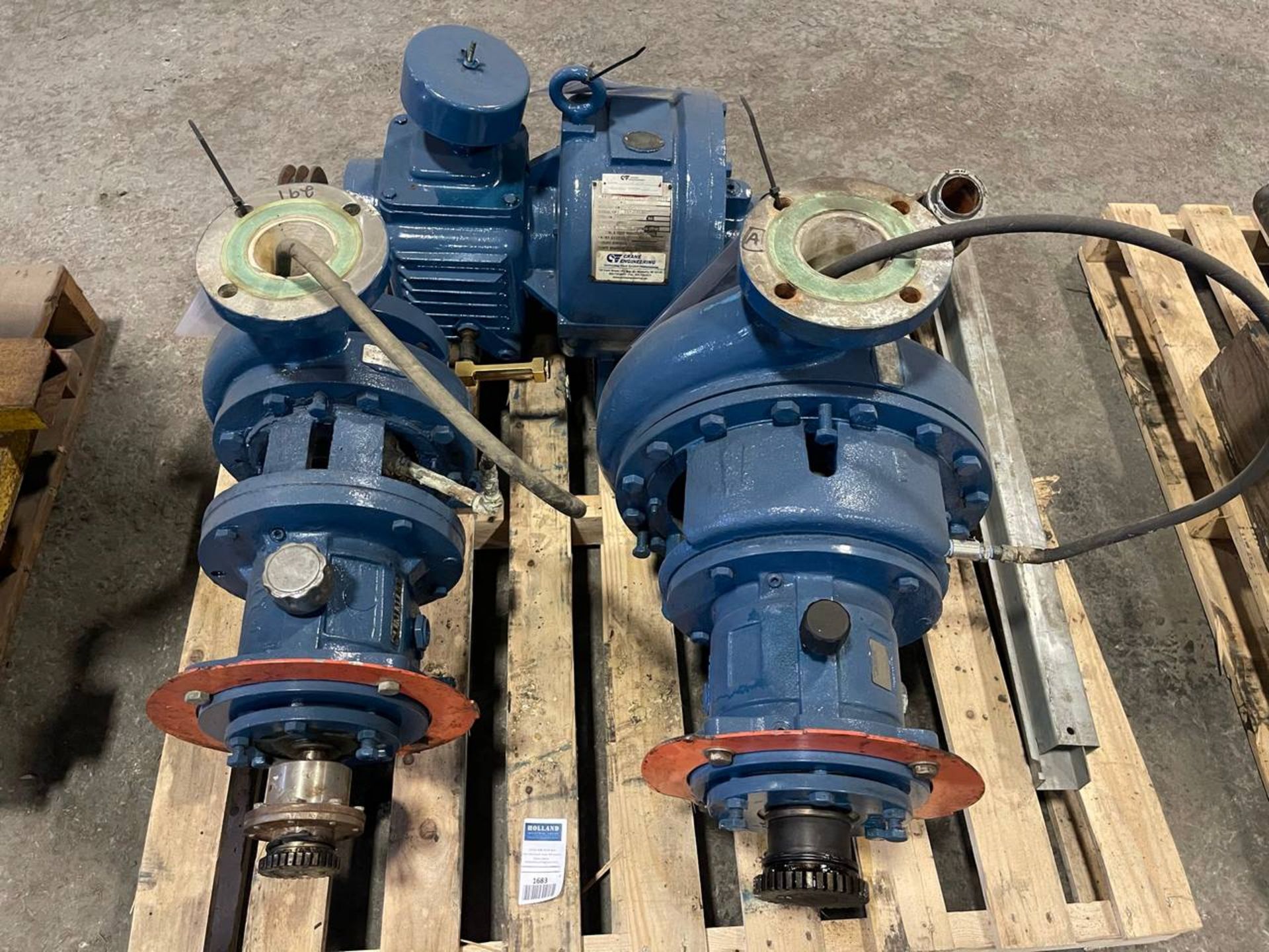 SKID OF (3) PUMPS