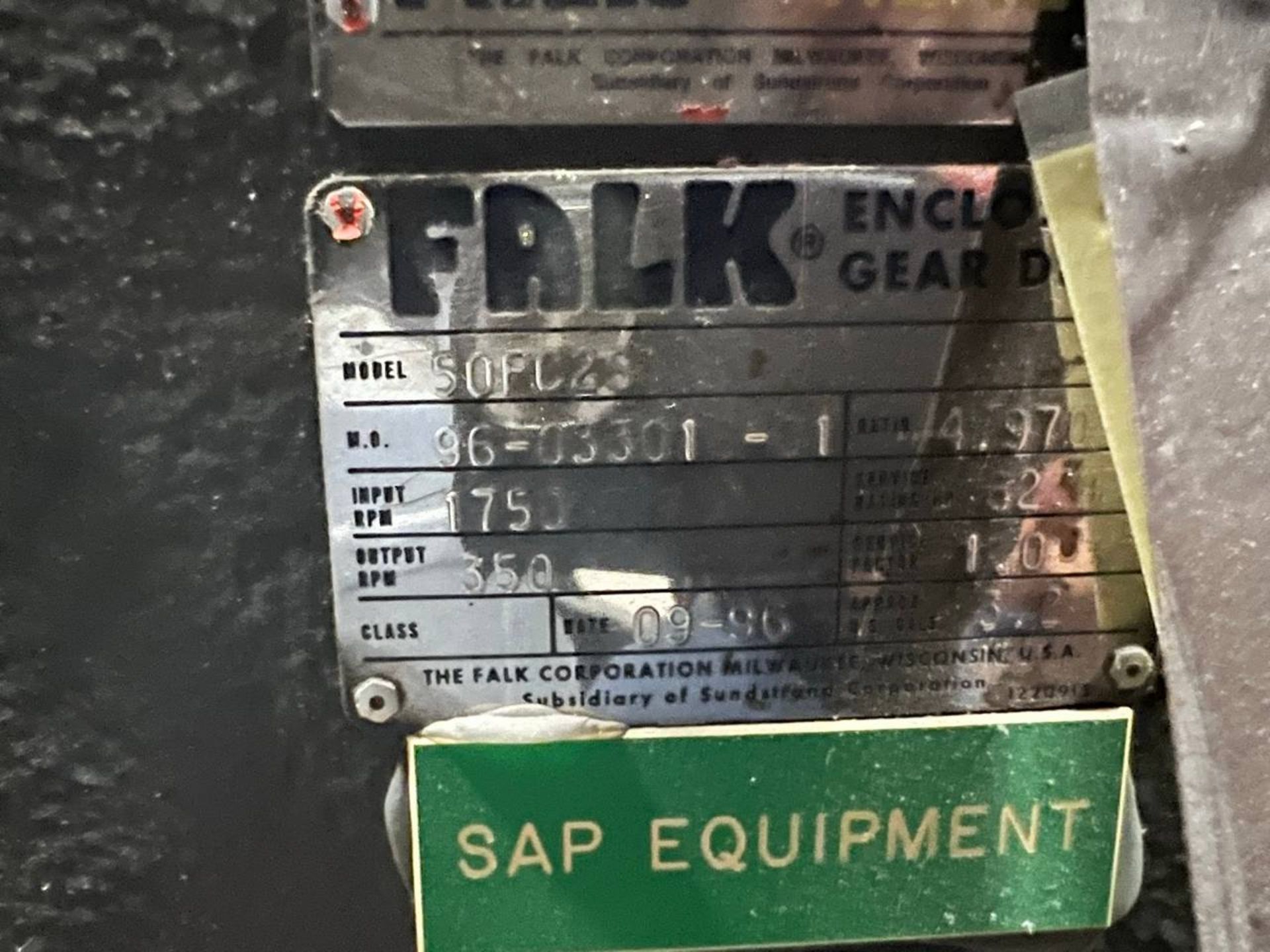 FALK 50FC25 GEARBOX - Image 3 of 3