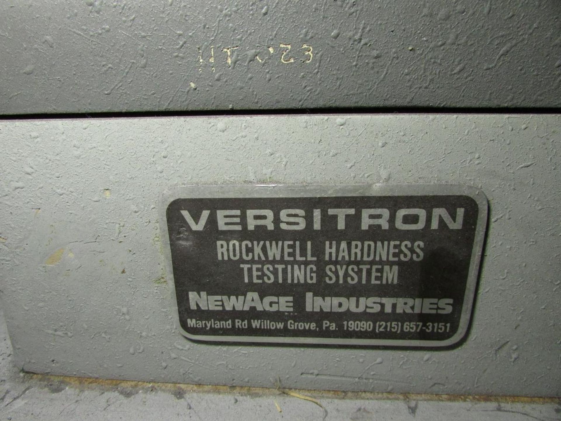 NewAge Industries Versitron Benchtop Rockwell Hardness Tester - Image 5 of 10