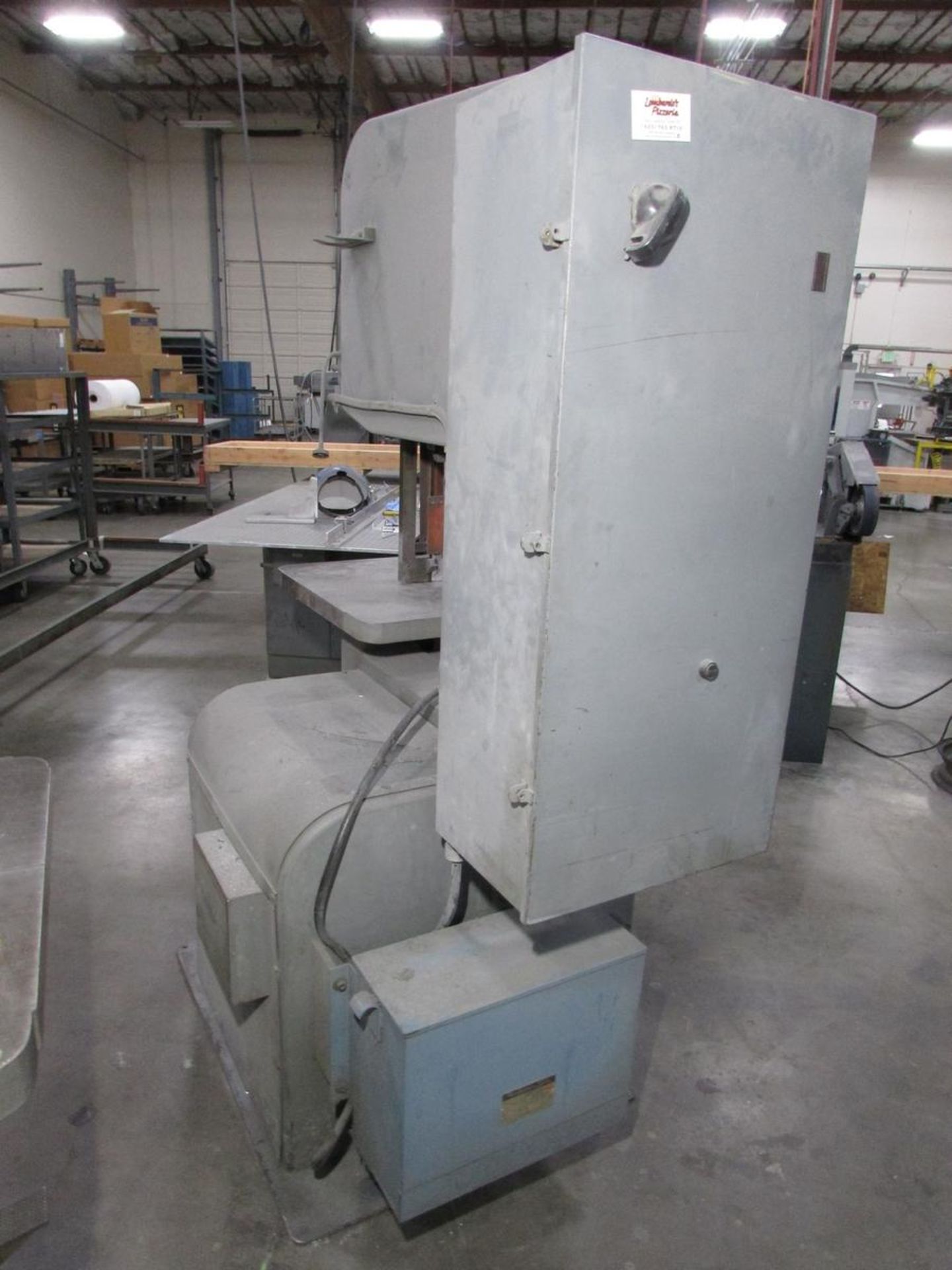 DoAll 2013-20 Vertical Bandsaw - Image 7 of 12