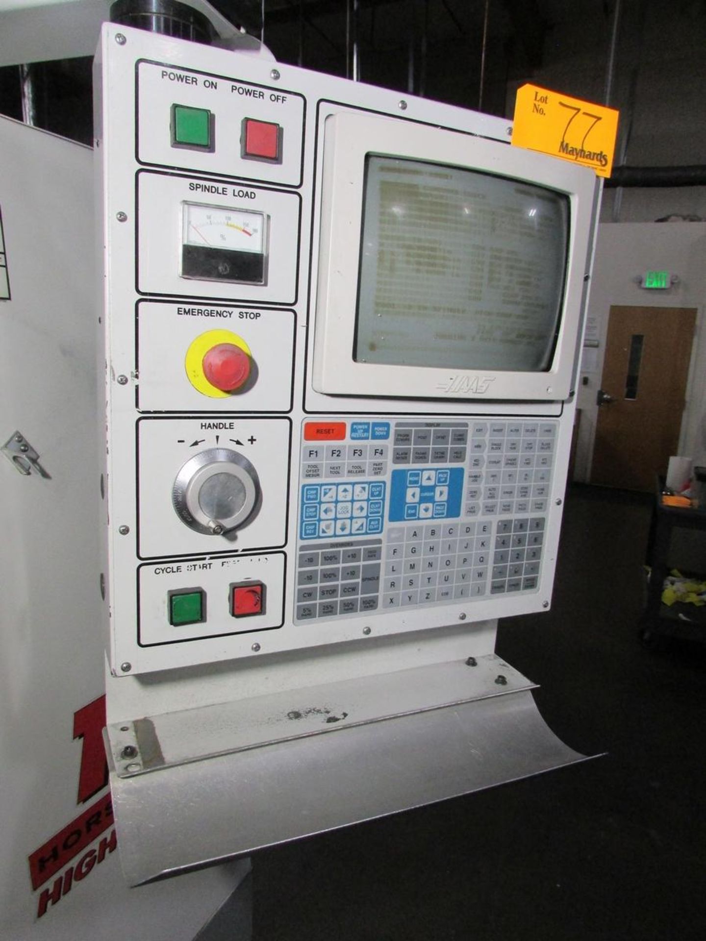 1998 Haas VF-EXT 3-Axis CNC Vertical Maching Center - Image 9 of 24