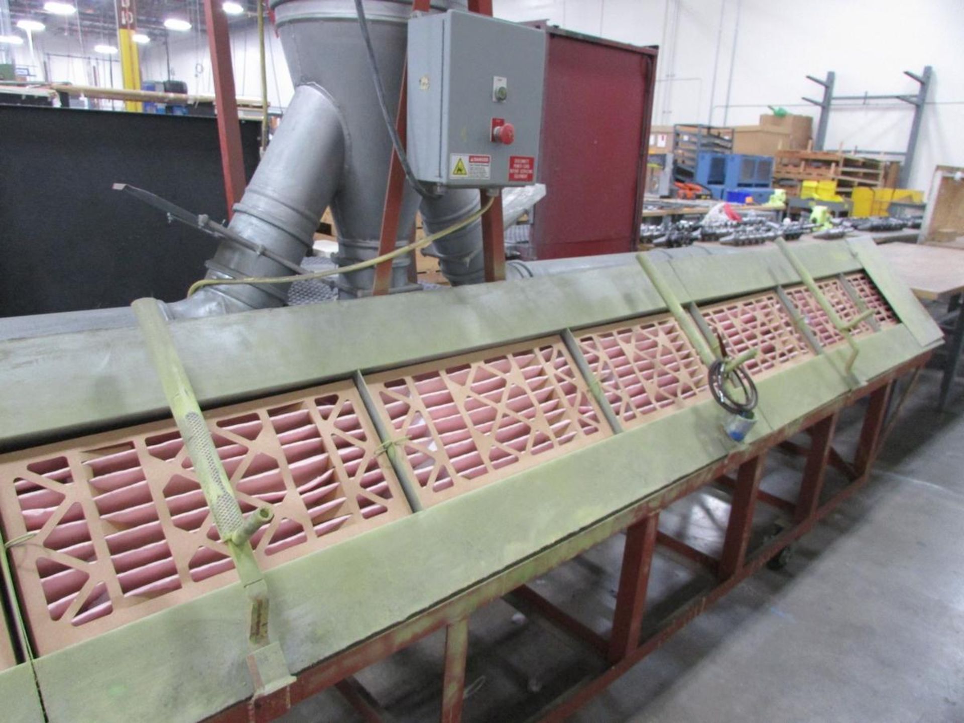 Global Finishing Solutions 18' Rolling Paint Table - Image 4 of 11