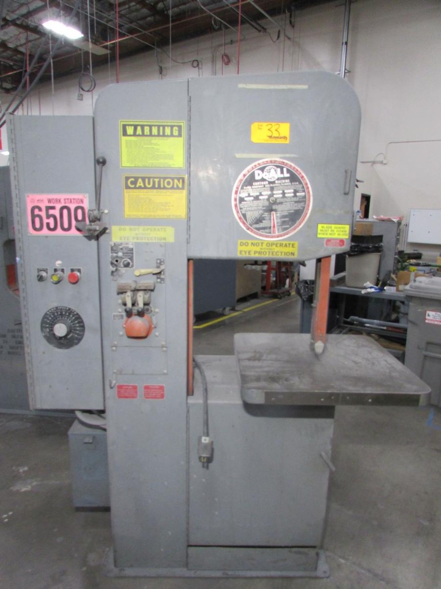 DoAll 2013-20 Vertical Bandsaw - Image 2 of 12