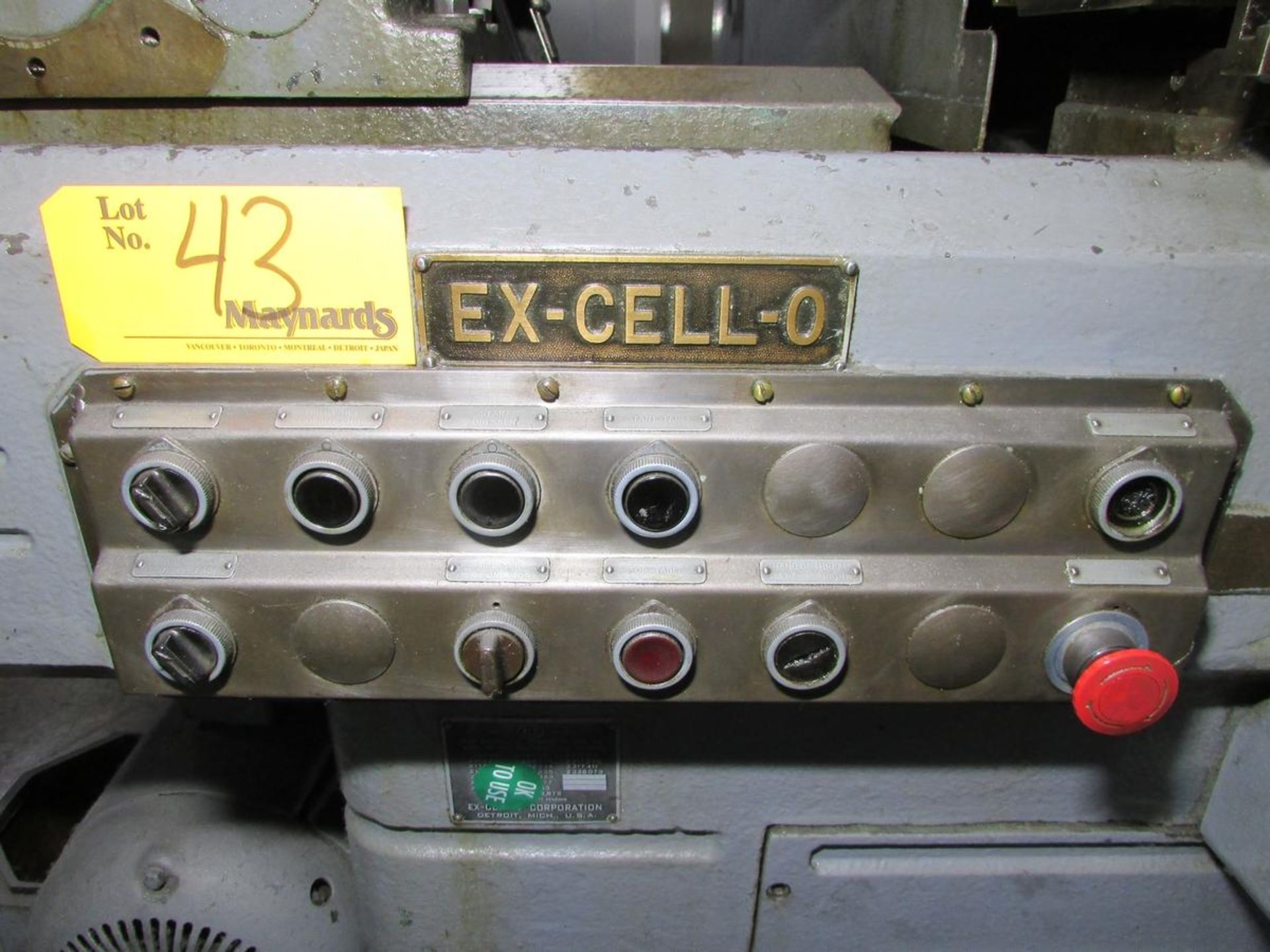 Ex-Cell-O Style 33 External Thread Grinder - Image 9 of 17