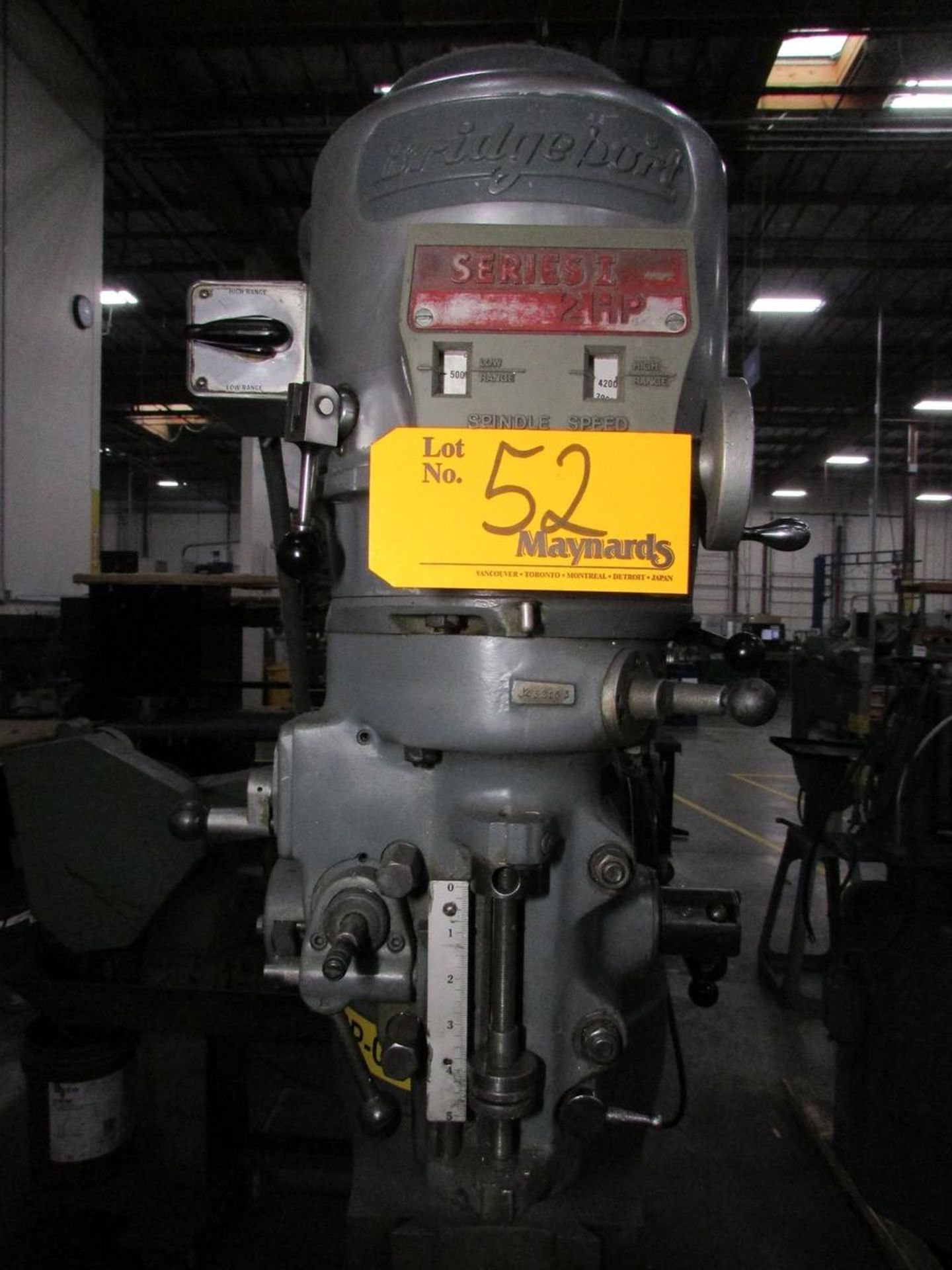 Bridgeport Series 1 Vertical Milling Machine - Image 10 of 14