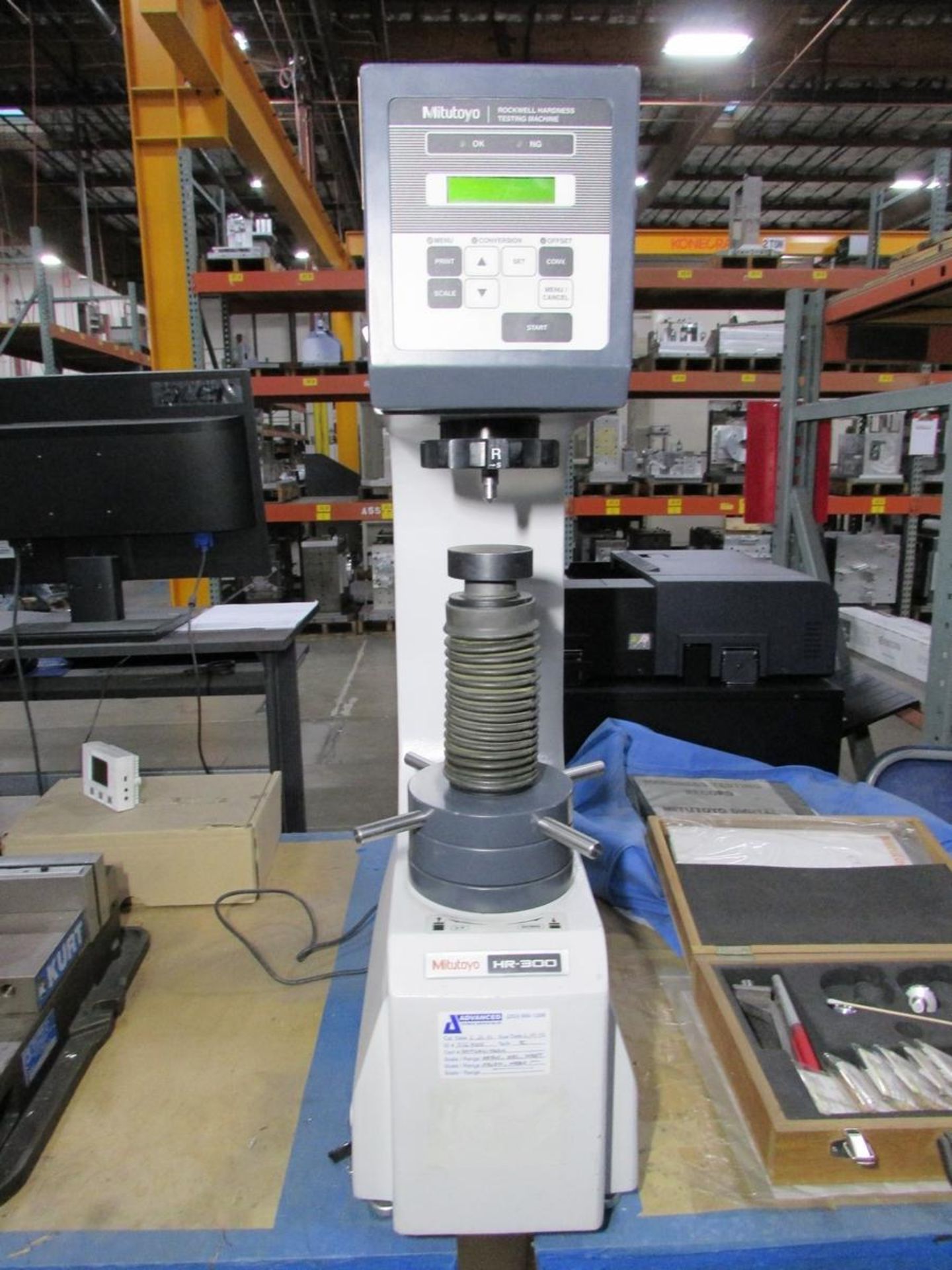 Mitutoyo HR-300 Benchtop Digital Rockwell Hardness Tester - Image 2 of 10