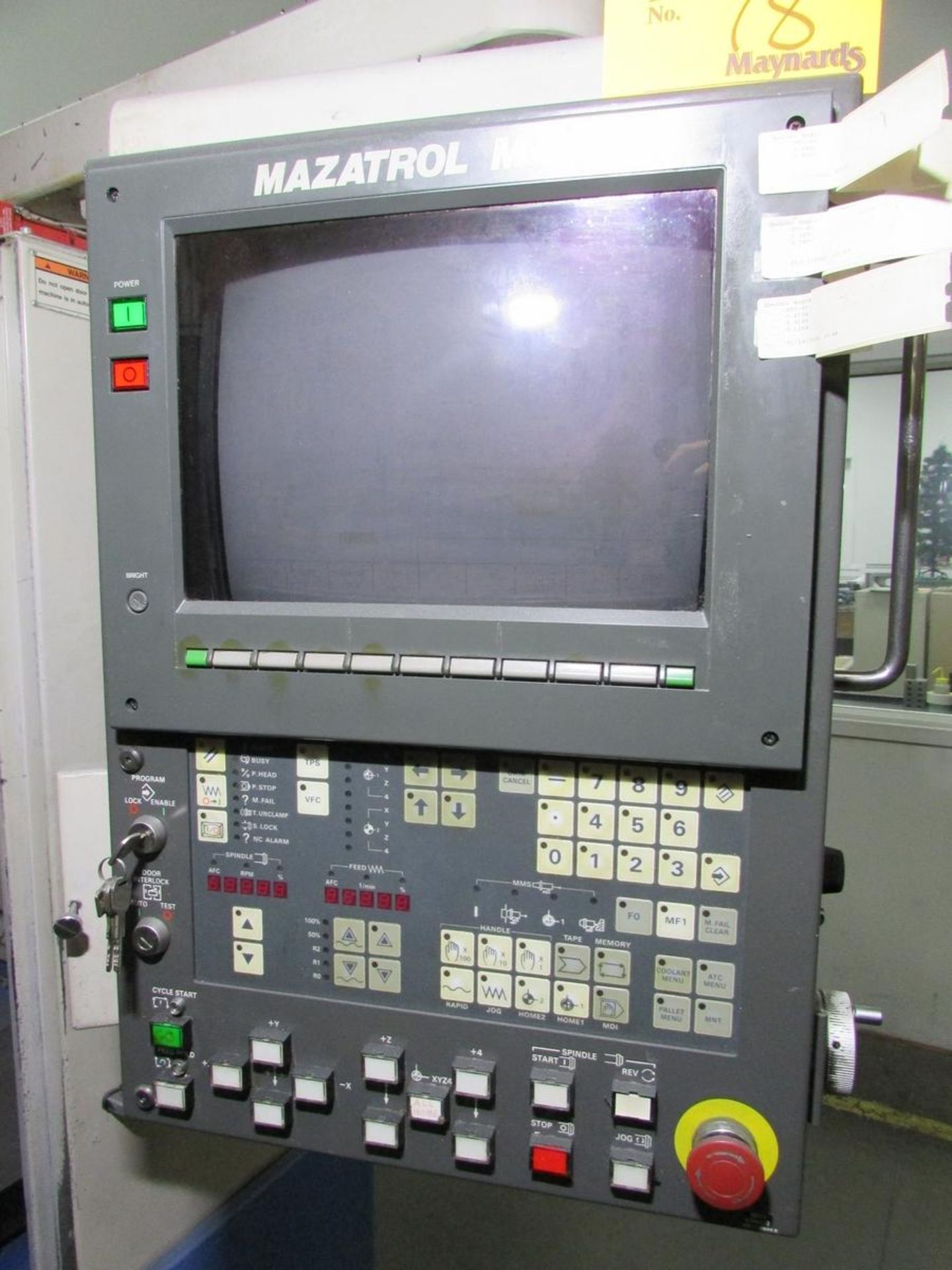 1992 Mazak Mazatech V-414 3-Axis CNC Vertical Maching Center - Image 10 of 21