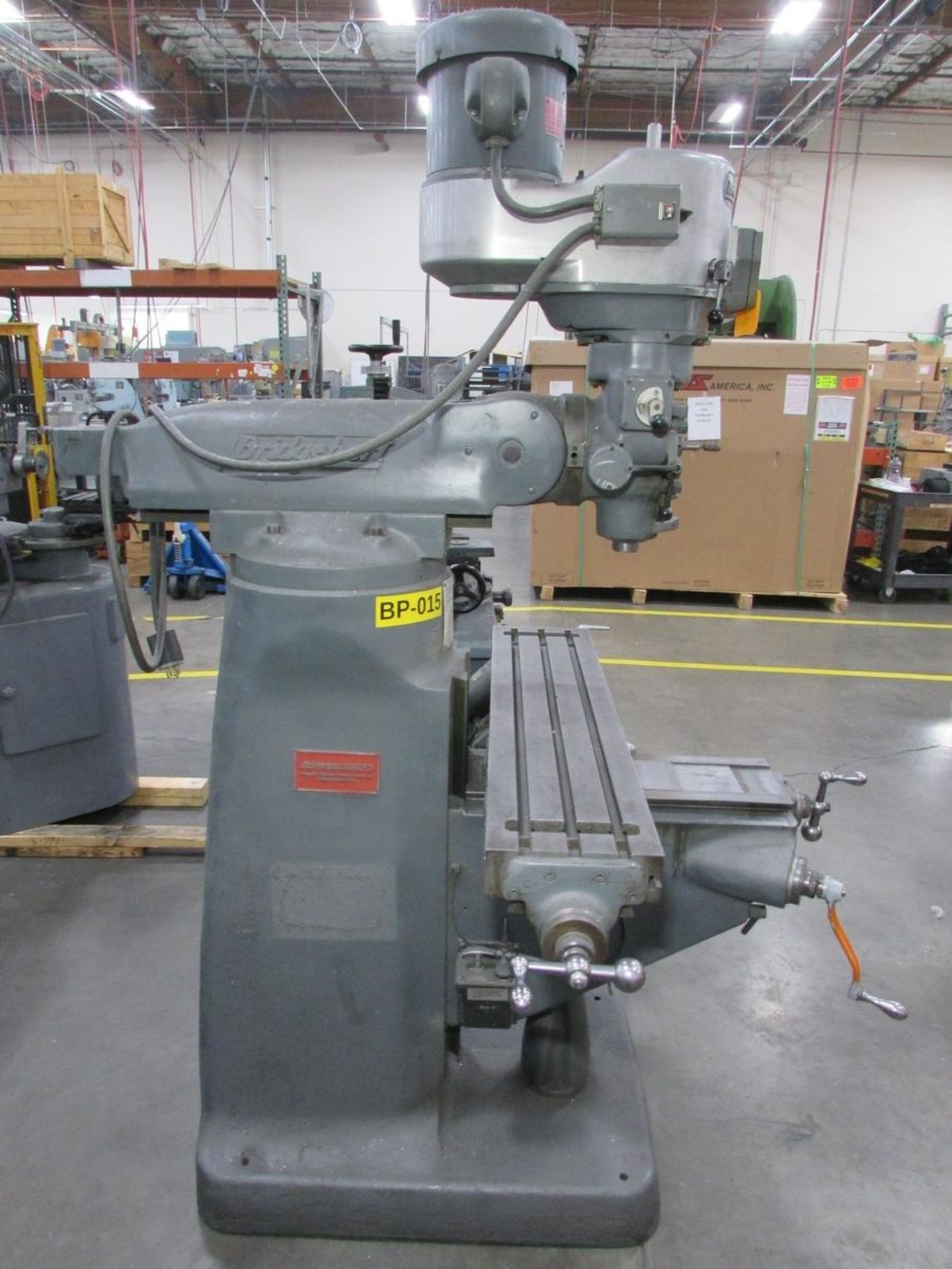 Bridgeport Series 1 Vertical Milling Machine - Image 7 of 14