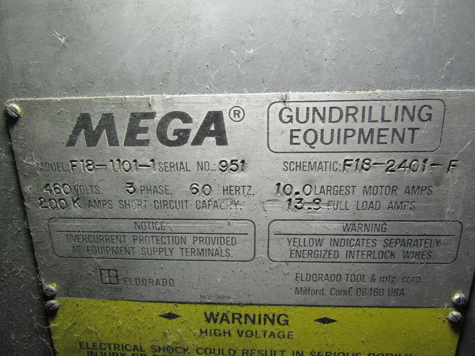 Eldorado/Mega M75-1041 3/4" x 30" Stroke Single Spindle Gun Drill - Image 15 of 16