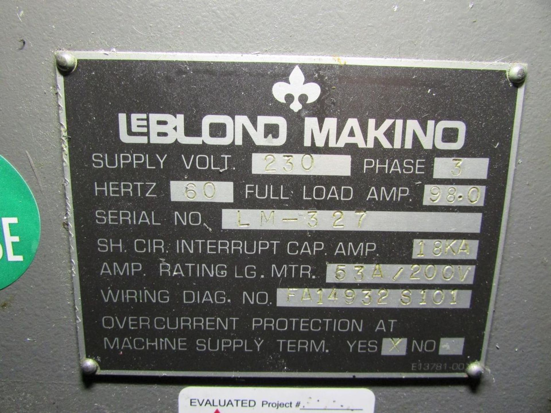 LeBlond Makino FNC106-A30 3-Axis CNC Vertical Maching Center - Image 25 of 25