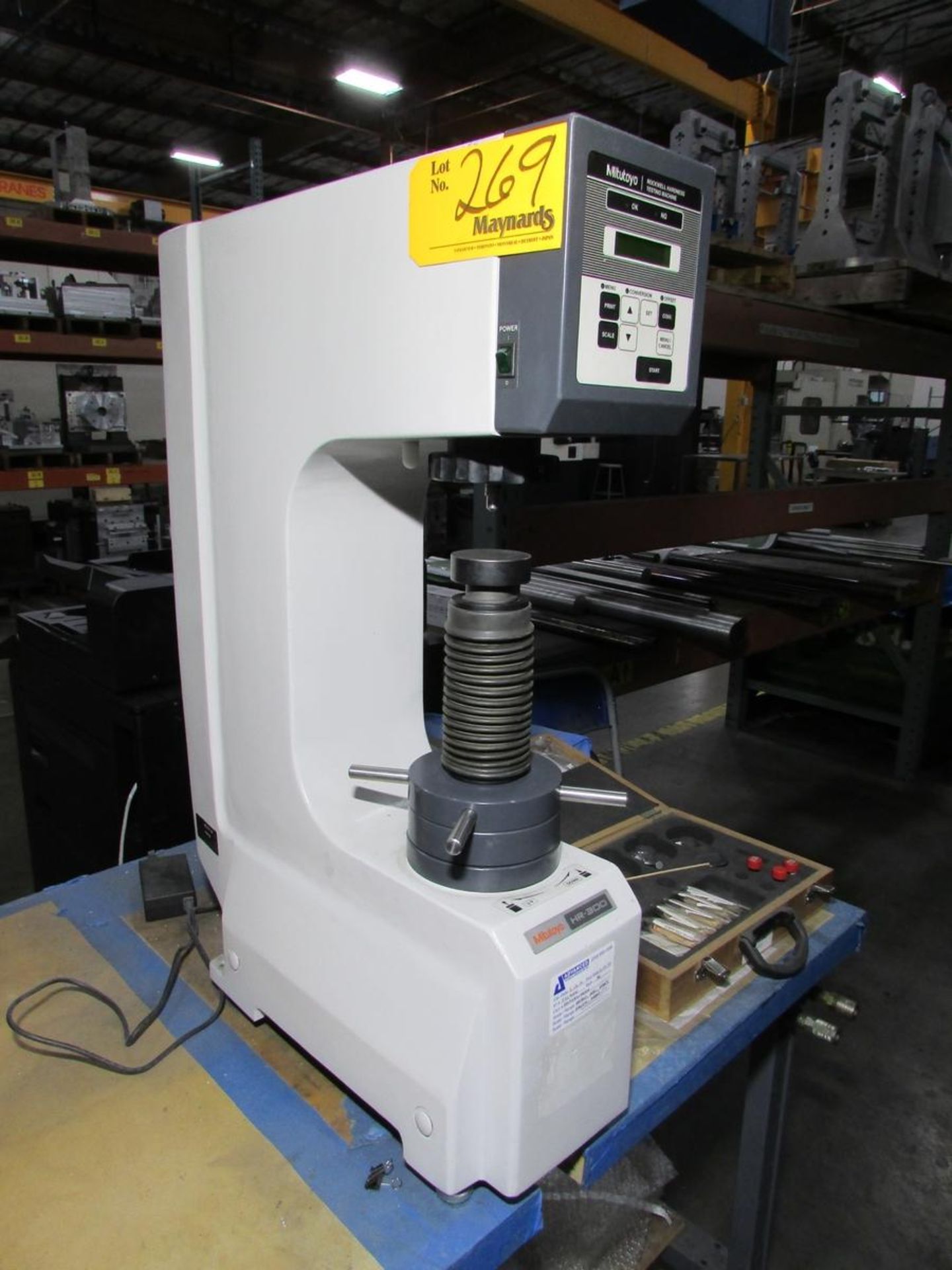 Mitutoyo HR-300 Benchtop Digital Rockwell Hardness Tester