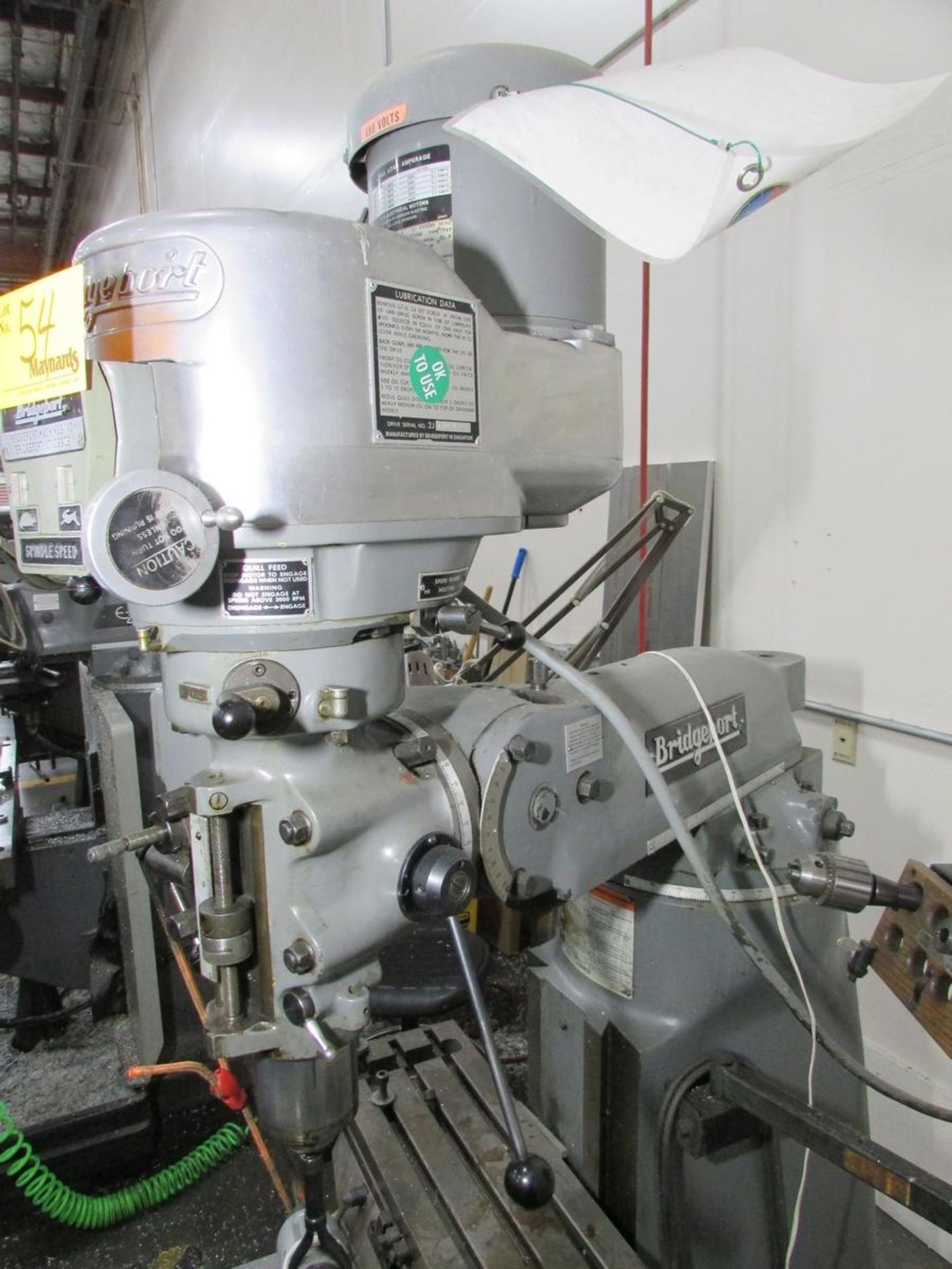 Bridgeport Vertical Milling Machine - Image 11 of 13