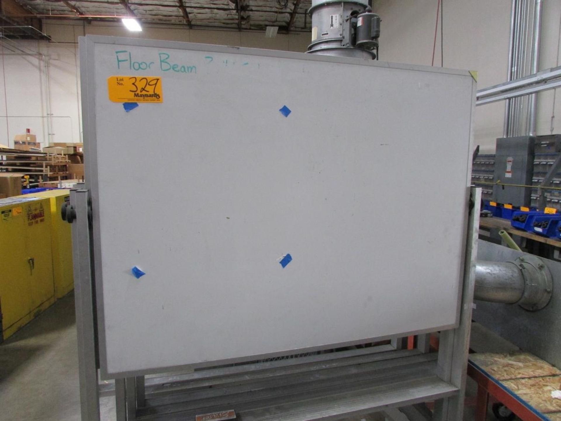 Lot of (7) 48"x36" Rolling White/Bulletin Boards - Image 2 of 4