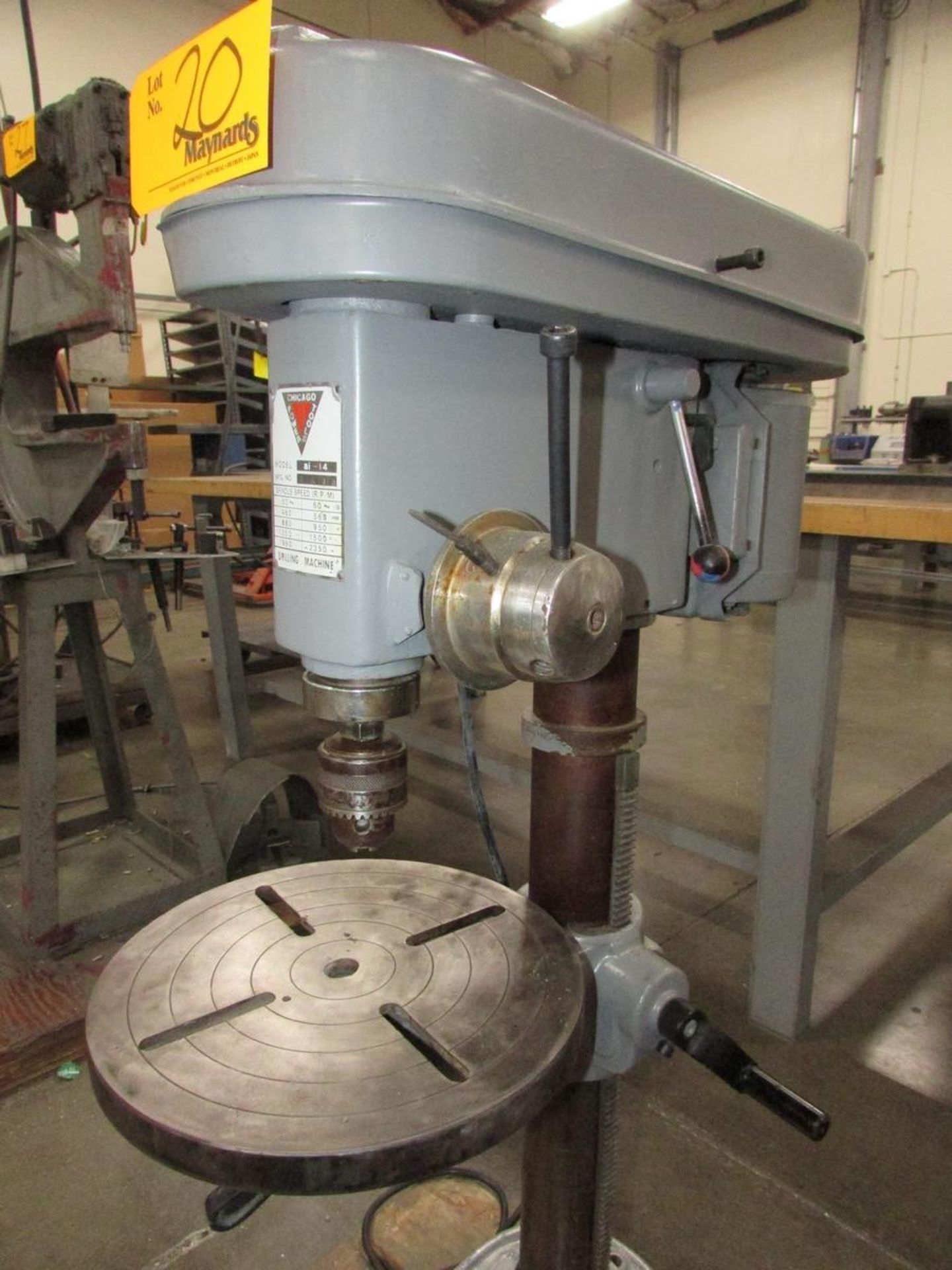 Chicago Power Tools 14" Benchtop Drill Press - Image 3 of 8