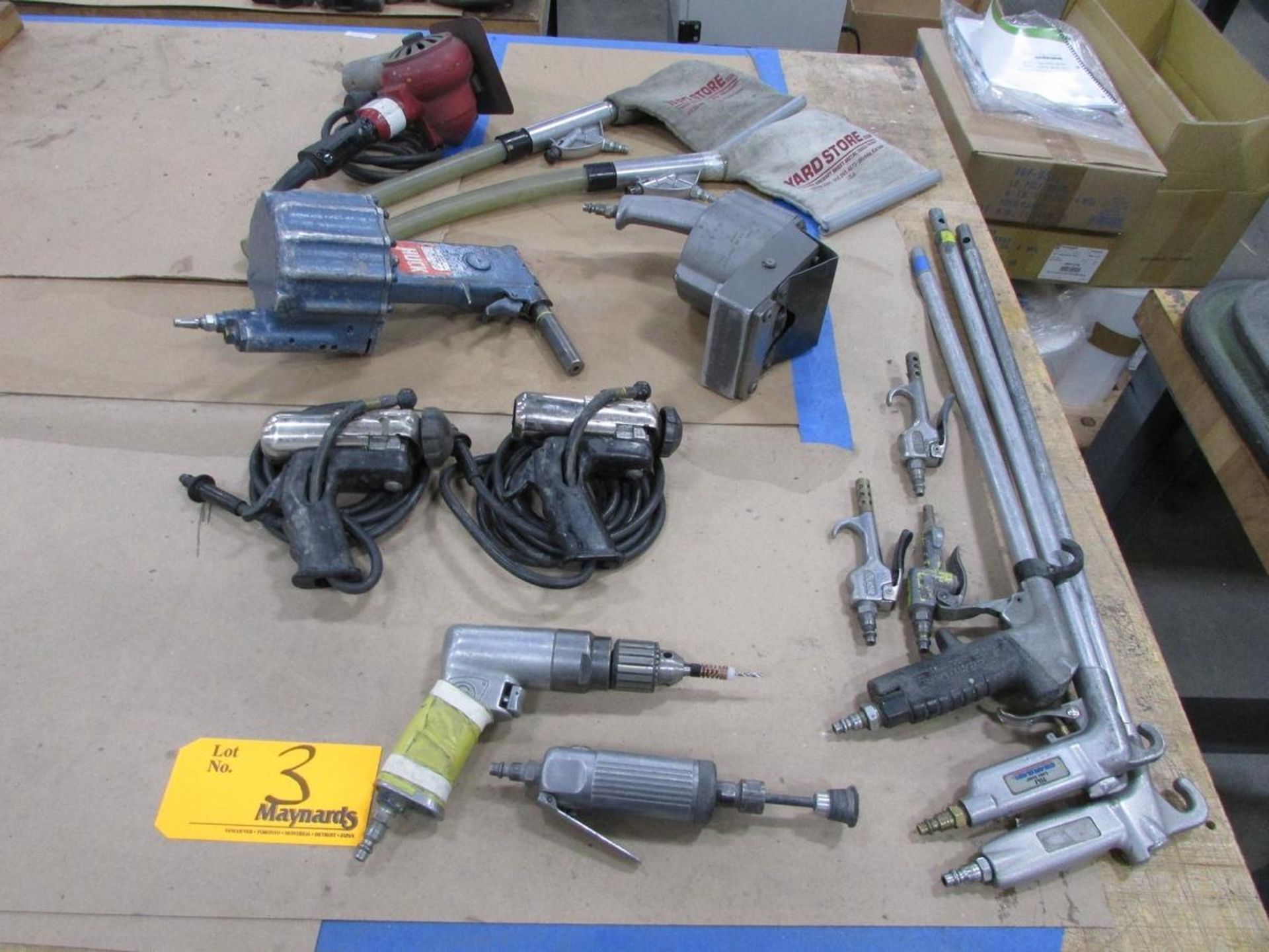 Lot of Assorted Pneumatic Tools