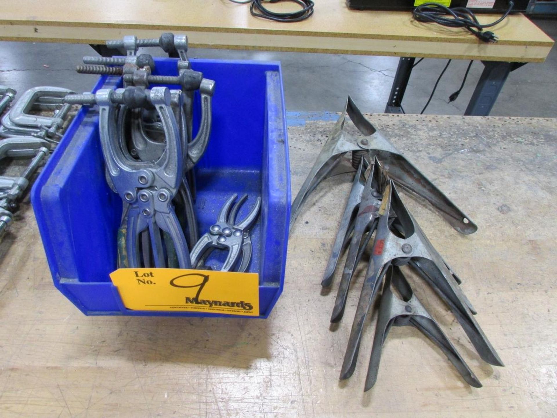 Lot of Plier Clamps & Spring Clamps